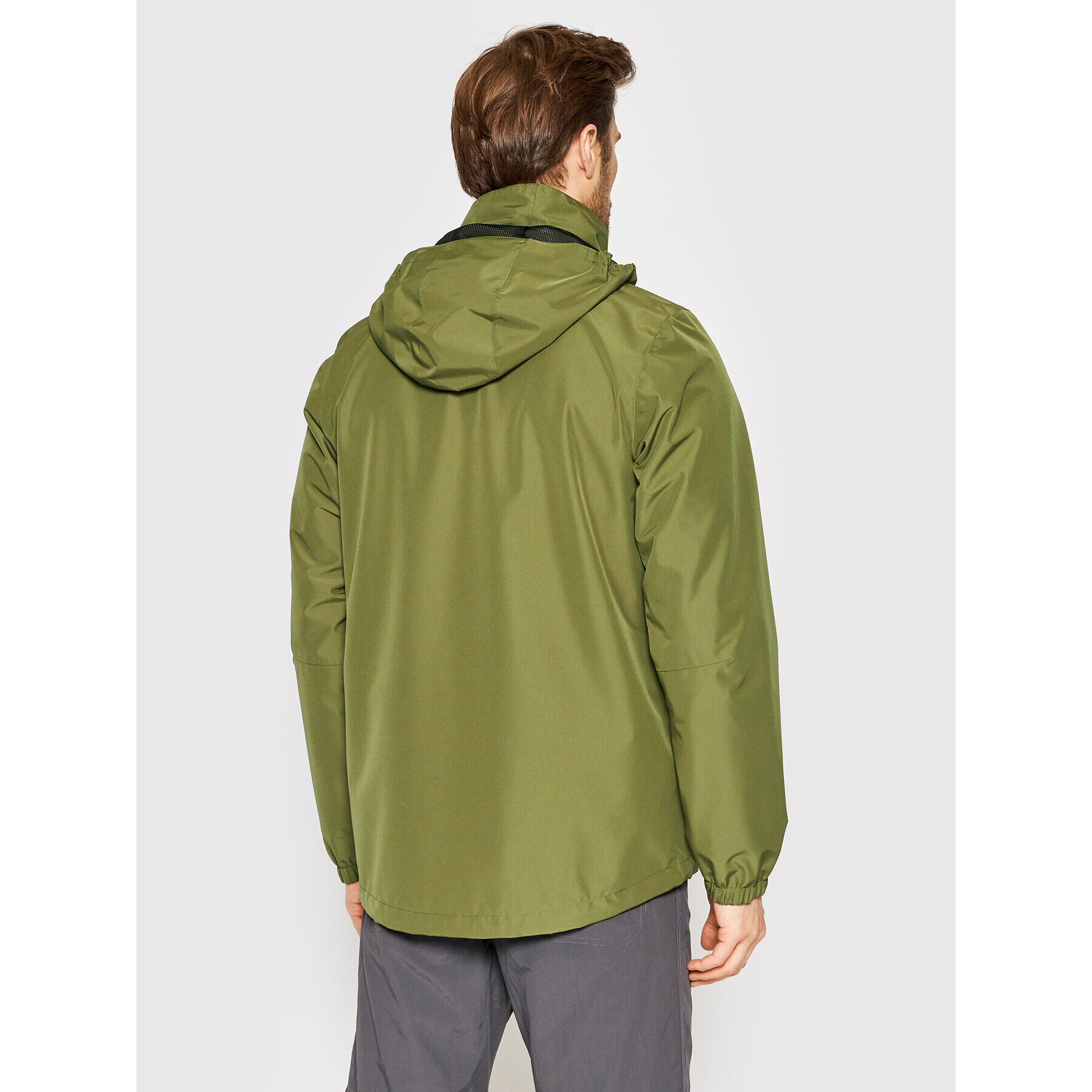 Jack Wolfskin Яке за дъжд Stormy Point 1111141 Зелен Regular Fit - Pepit.bg