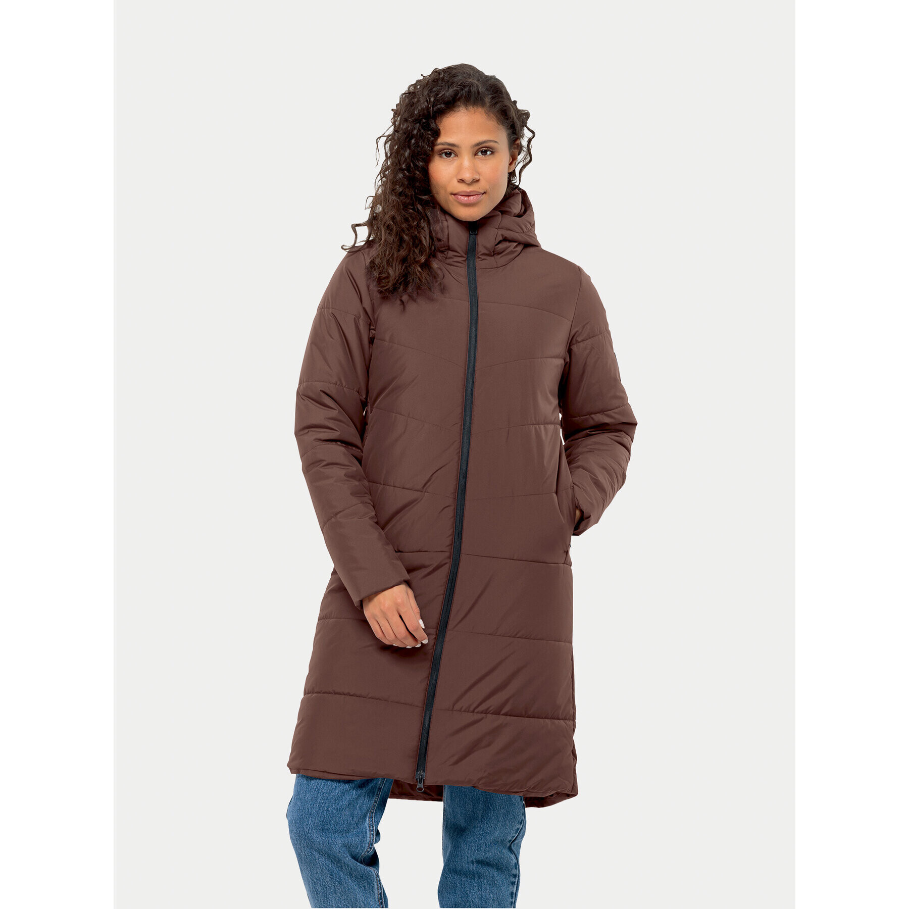 Jack Wolfskin Зимно яке Deutzer Coat 1207501 Бордо Regular Fit - Pepit.bg