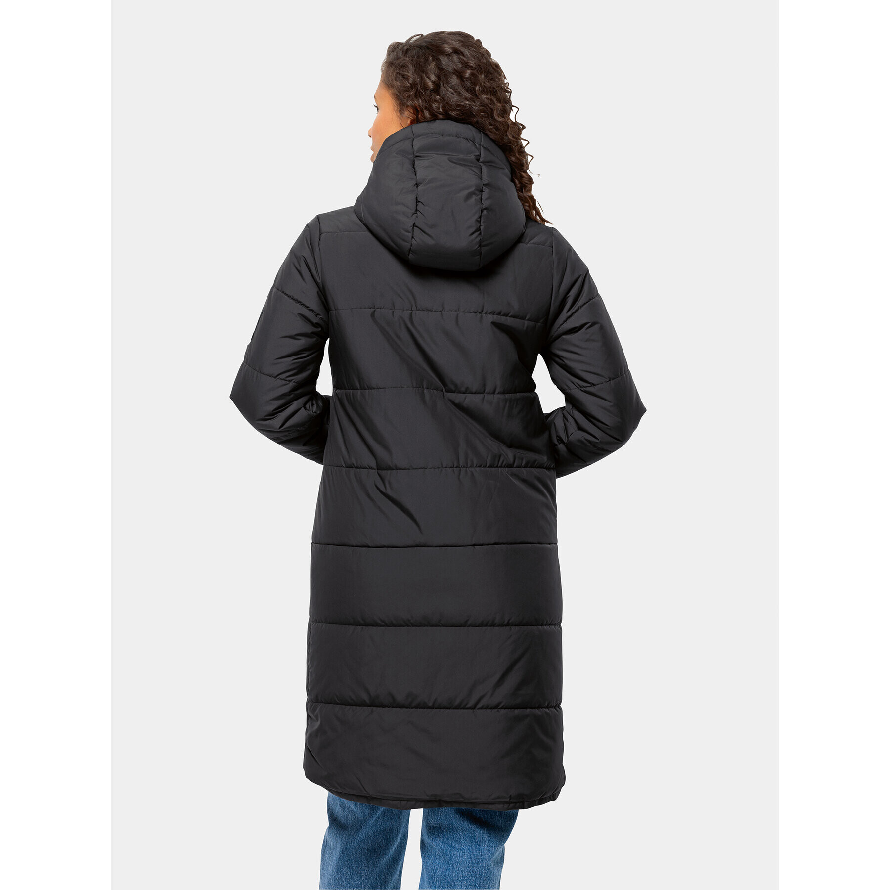 Jack Wolfskin Зимно яке Deutzer Coat 1207501 Черен Regular Fit - Pepit.bg