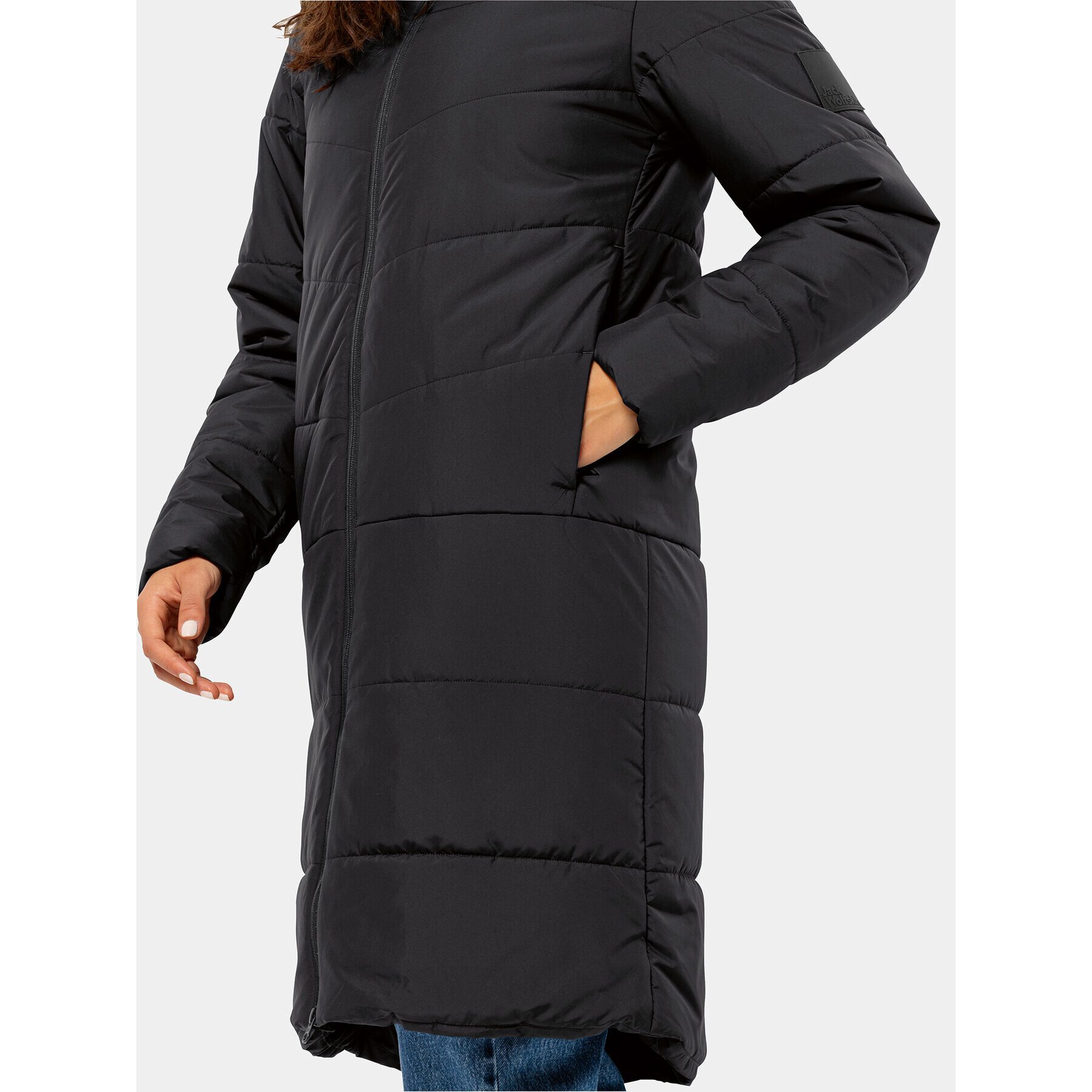 Jack Wolfskin Зимно яке Deutzer Coat 1207501 Черен Regular Fit - Pepit.bg