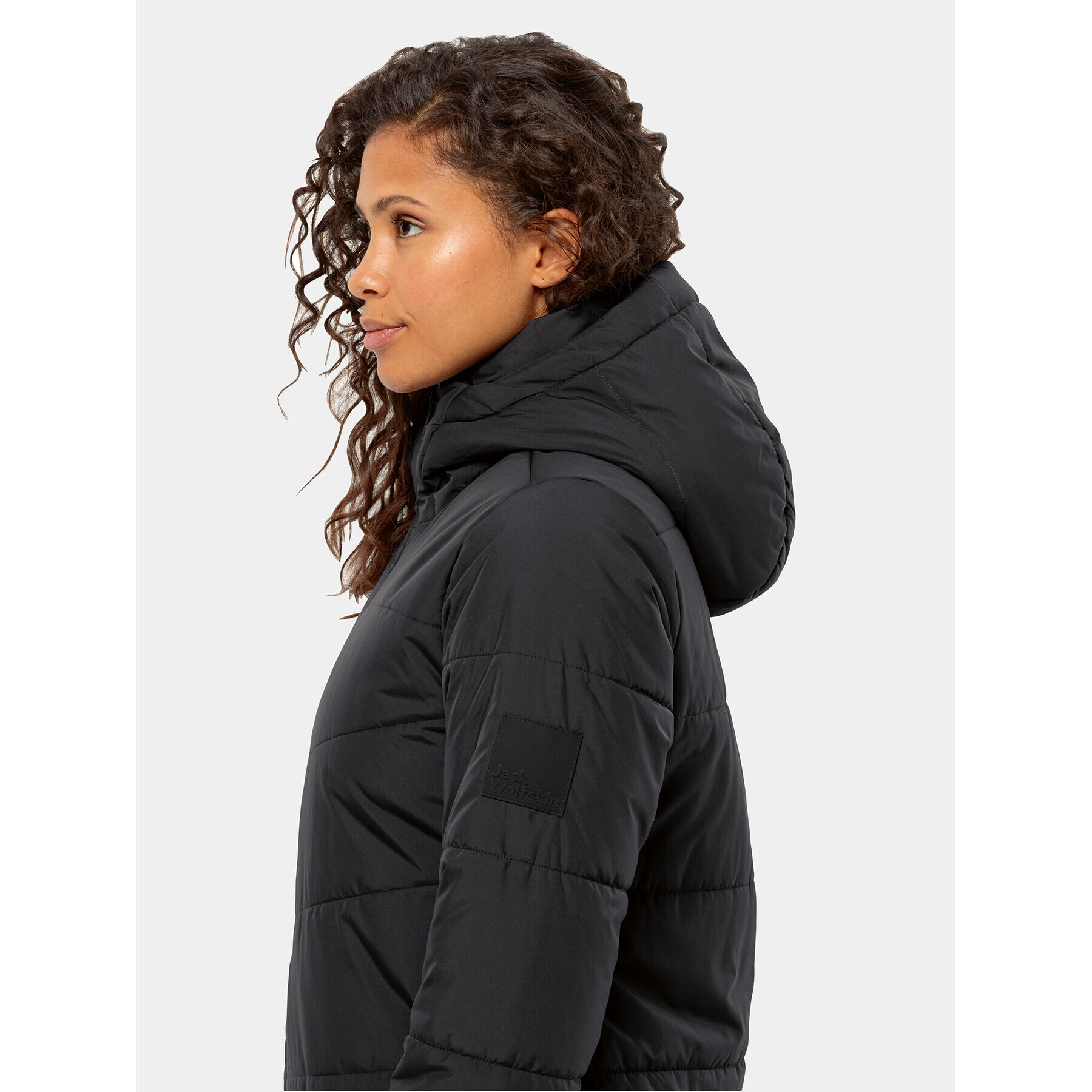 Jack Wolfskin Зимно яке Deutzer Coat 1207501 Черен Regular Fit - Pepit.bg