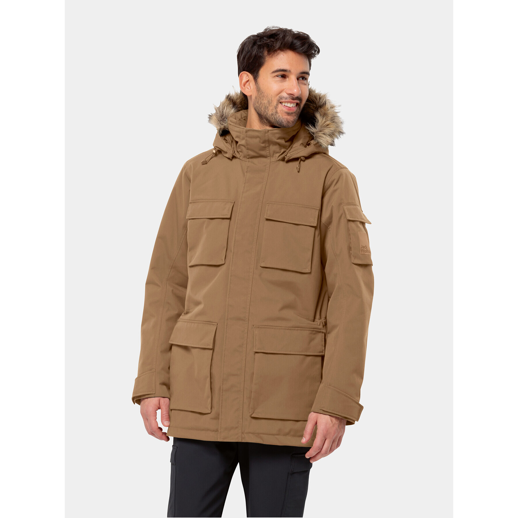 Jack Wolfskin Парка Glacier Canyon 1107674 Кафяв Regular Fit - Pepit.bg