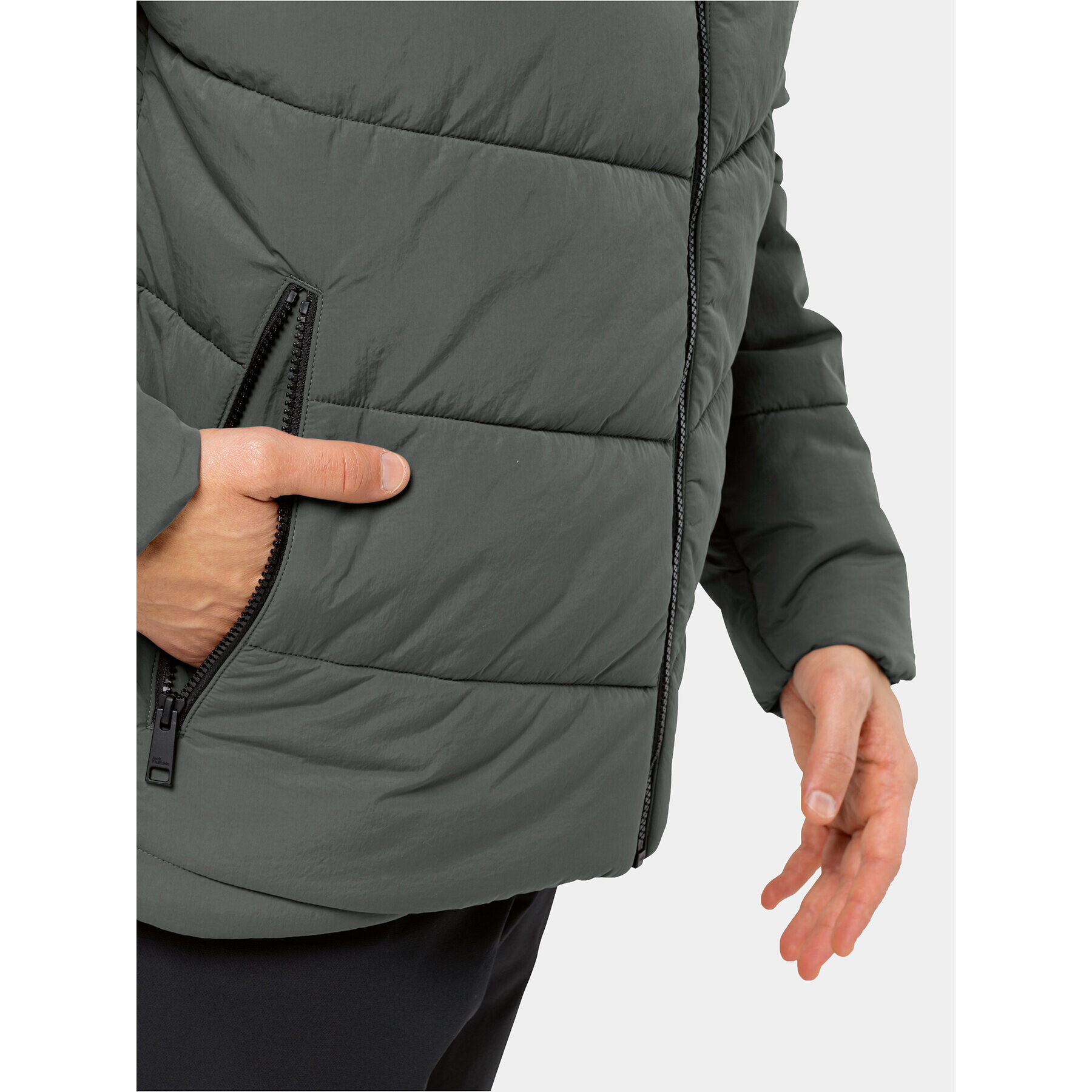 Jack Wolfskin Зимно яке Karolinger Jkt 1207831 Зелен Regular Fit - Pepit.bg