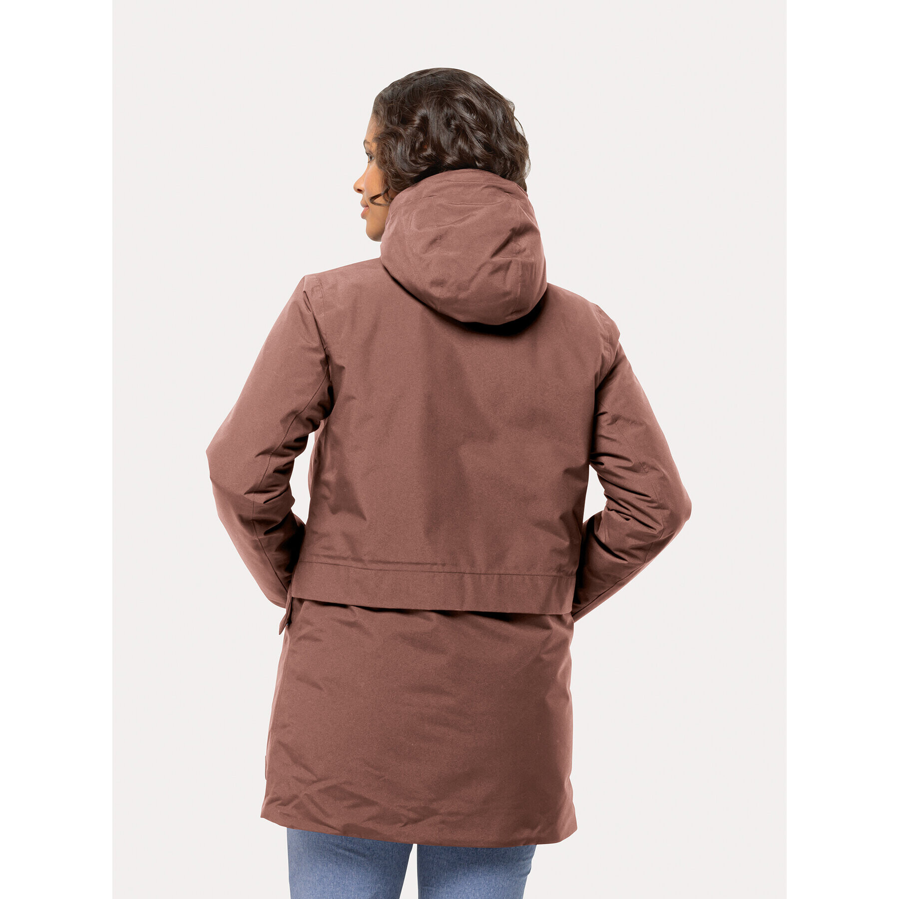 Jack Wolfskin Зимно яке Tempelhof Coat 1116151 Бордо Regular Fit - Pepit.bg