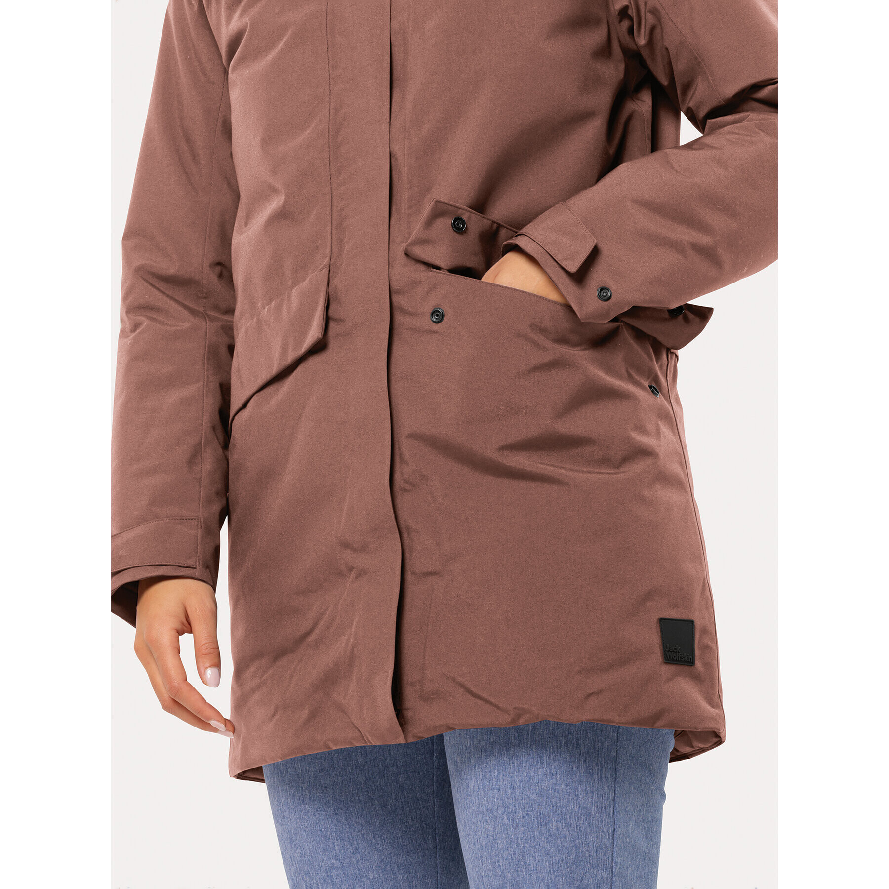 Jack Wolfskin Зимно яке Tempelhof Coat 1116151 Бордо Regular Fit - Pepit.bg