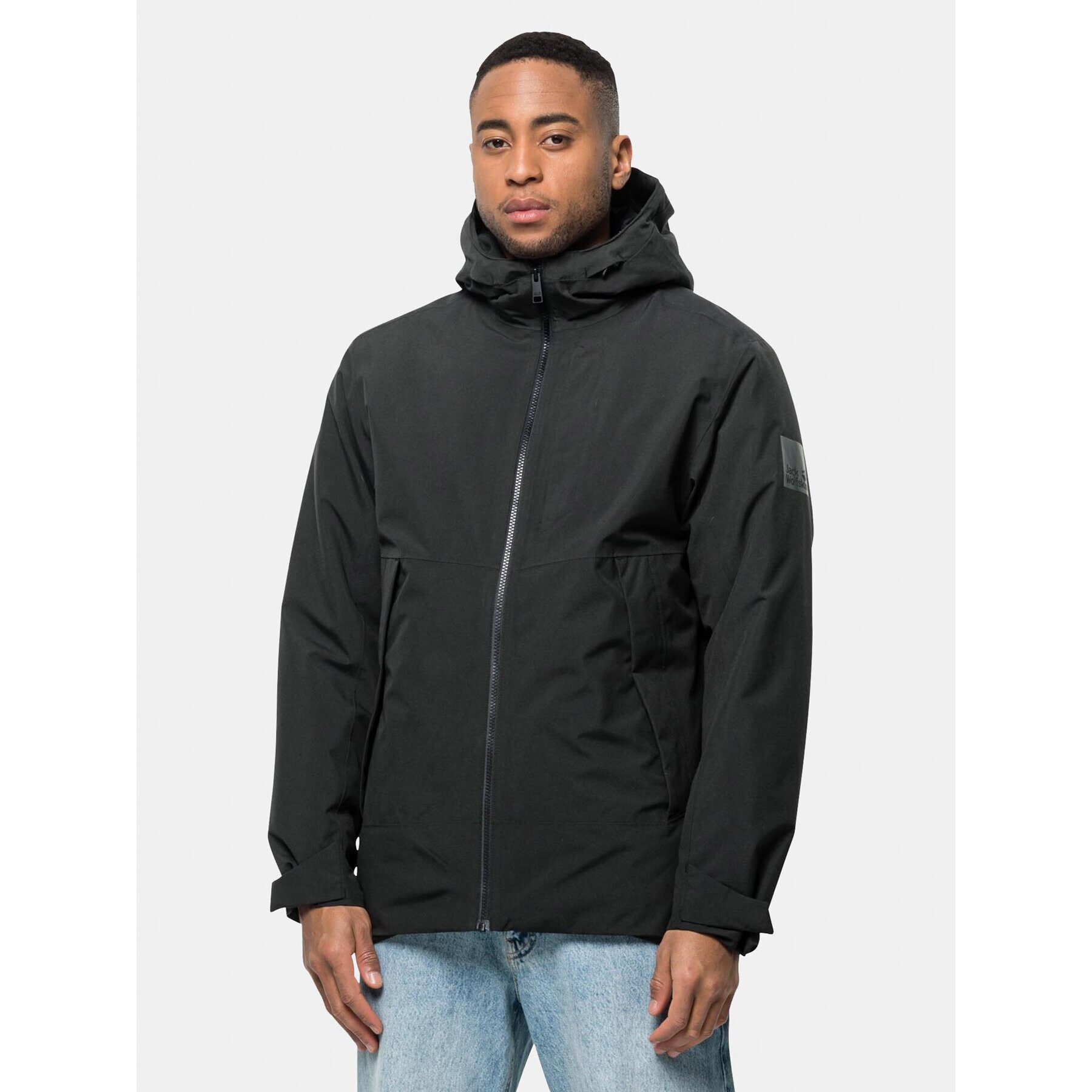 Jack Wolfskin Зимно яке Tempelhof Jkt 1115491 Черен Regular Fit - Pepit.bg