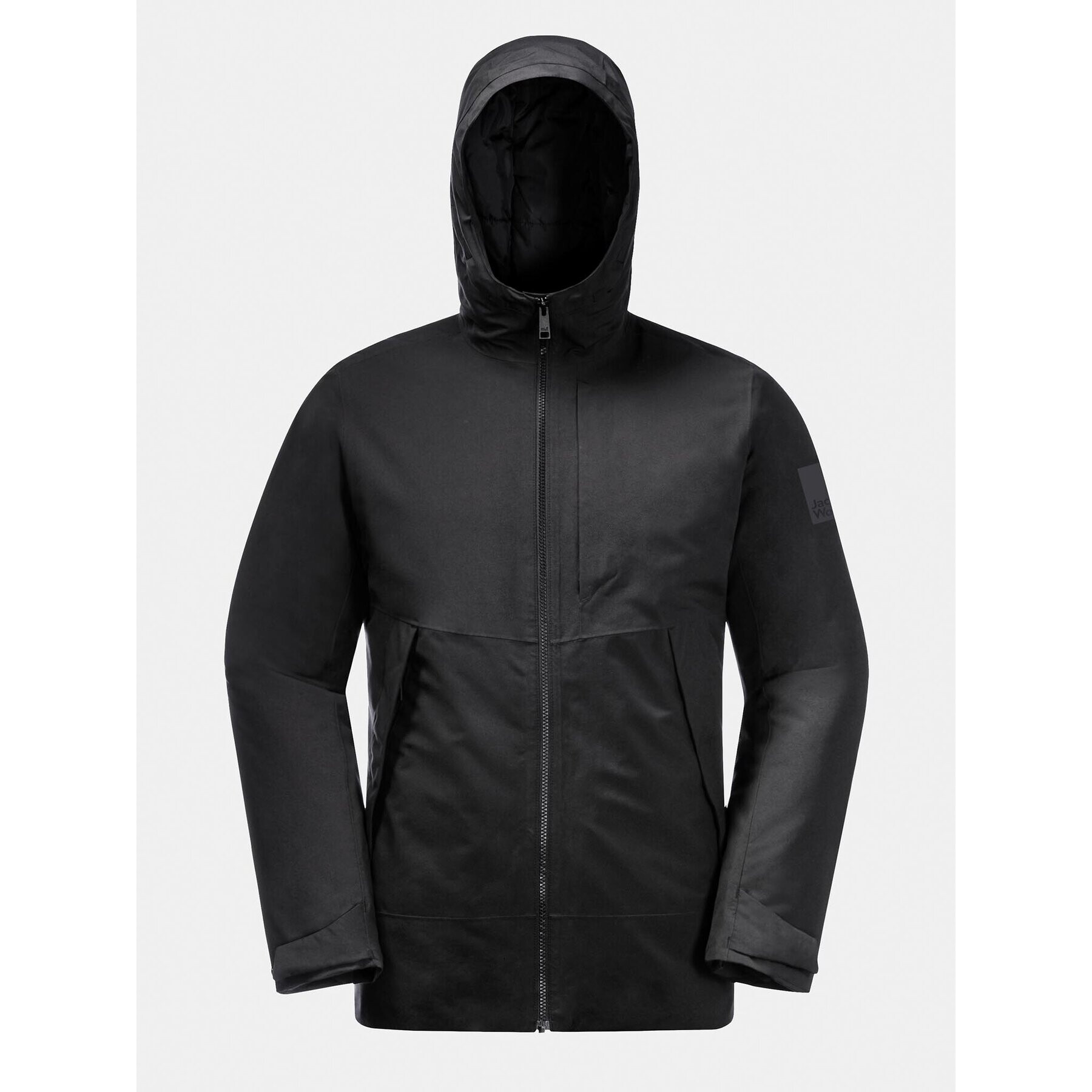 Jack Wolfskin Зимно яке Tempelhof Jkt 1115491 Черен Regular Fit - Pepit.bg