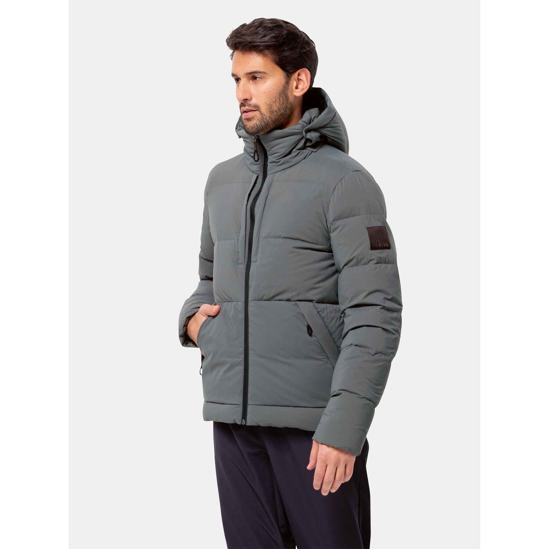 Jack Wolfskin Зимно яке Wandermood Down Jkt 1207311 Зелен Regular Fit - Pepit.bg