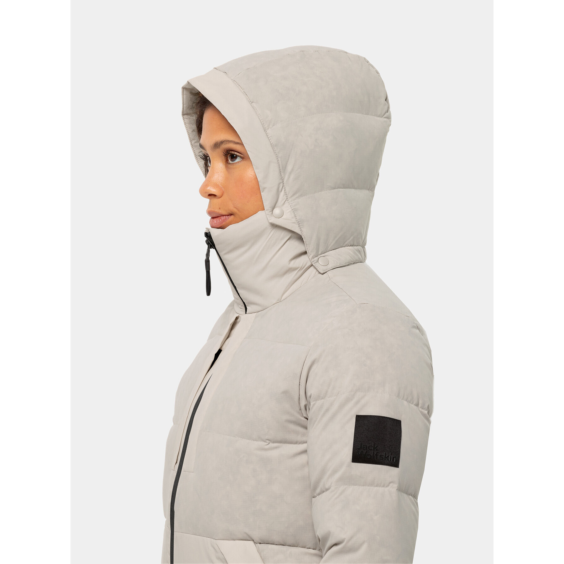 Jack Wolfskin Зимно яке Wandermood Down Jkt 1207321 Сив Regular Fit - Pepit.bg