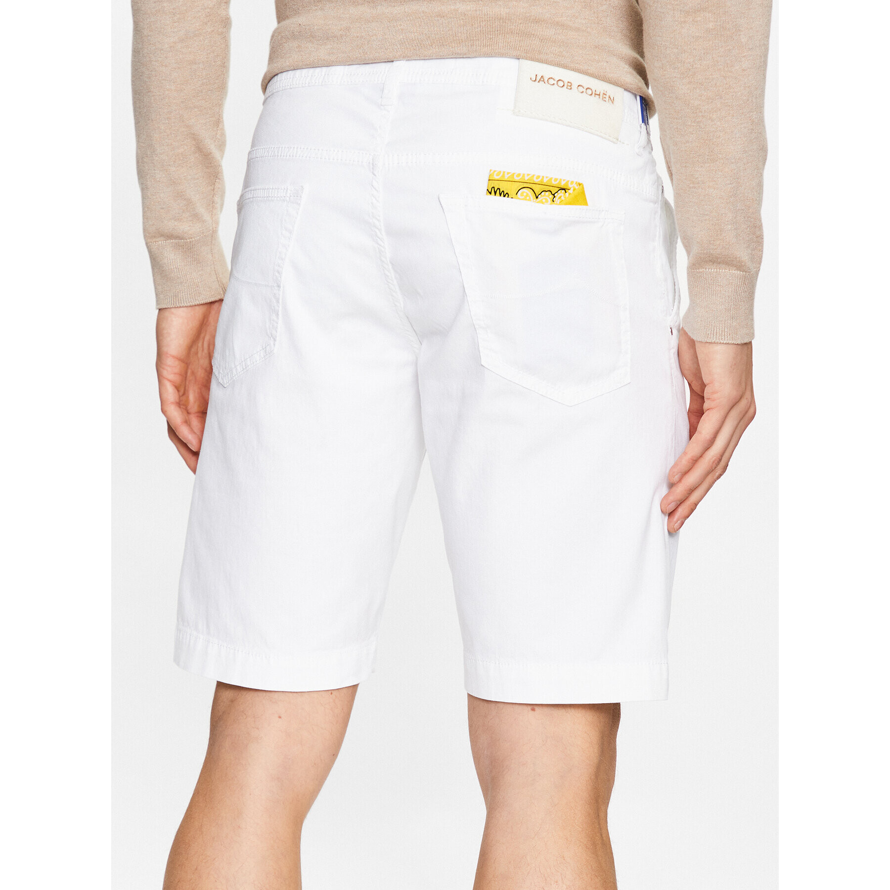 Jacob Cohën Дънкови шорти Lou U O E02 36 S 3997 Бял Slim Fit - Pepit.bg