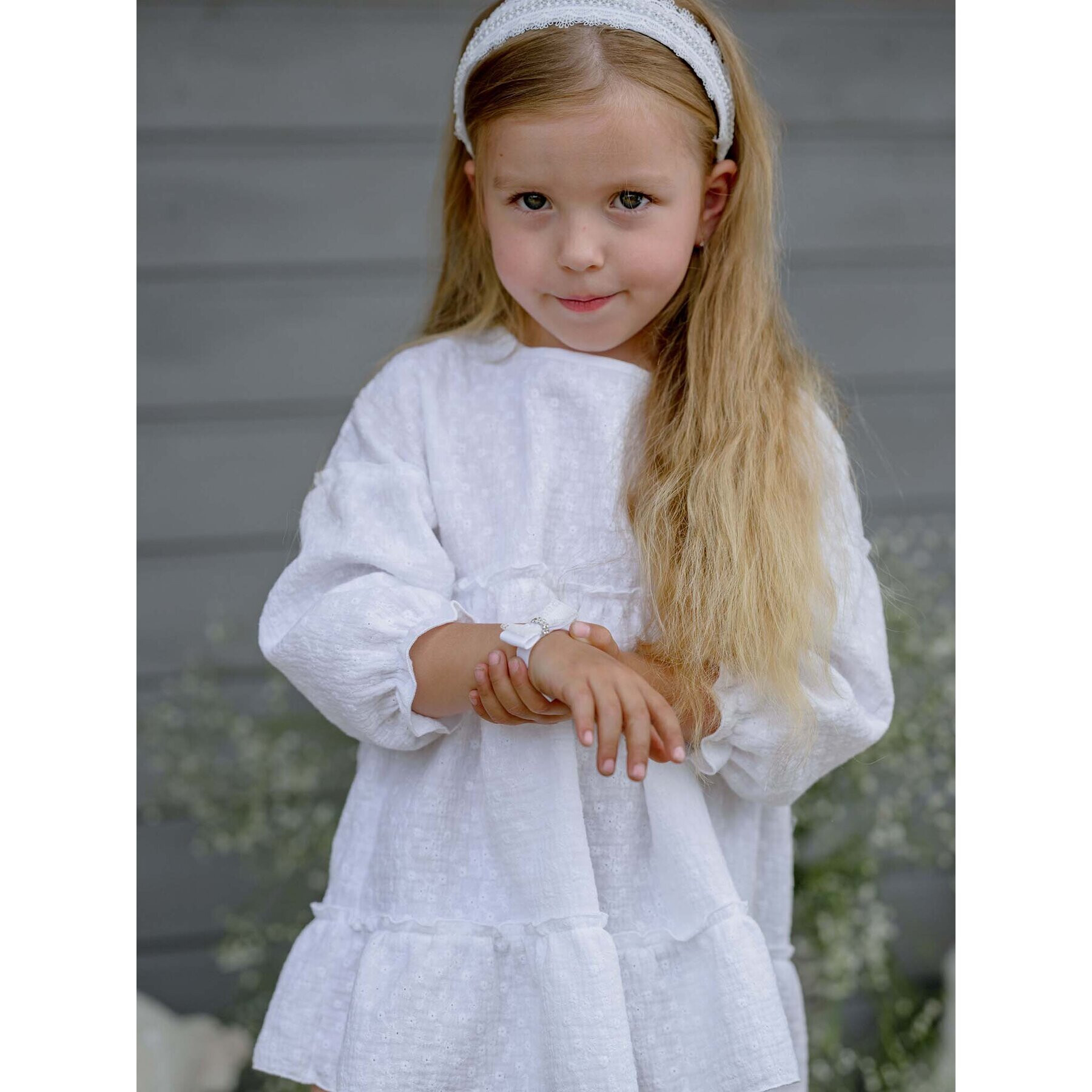 Jamiks Лятна рокля SCARLETT JLF037 Бял - Pepit.bg