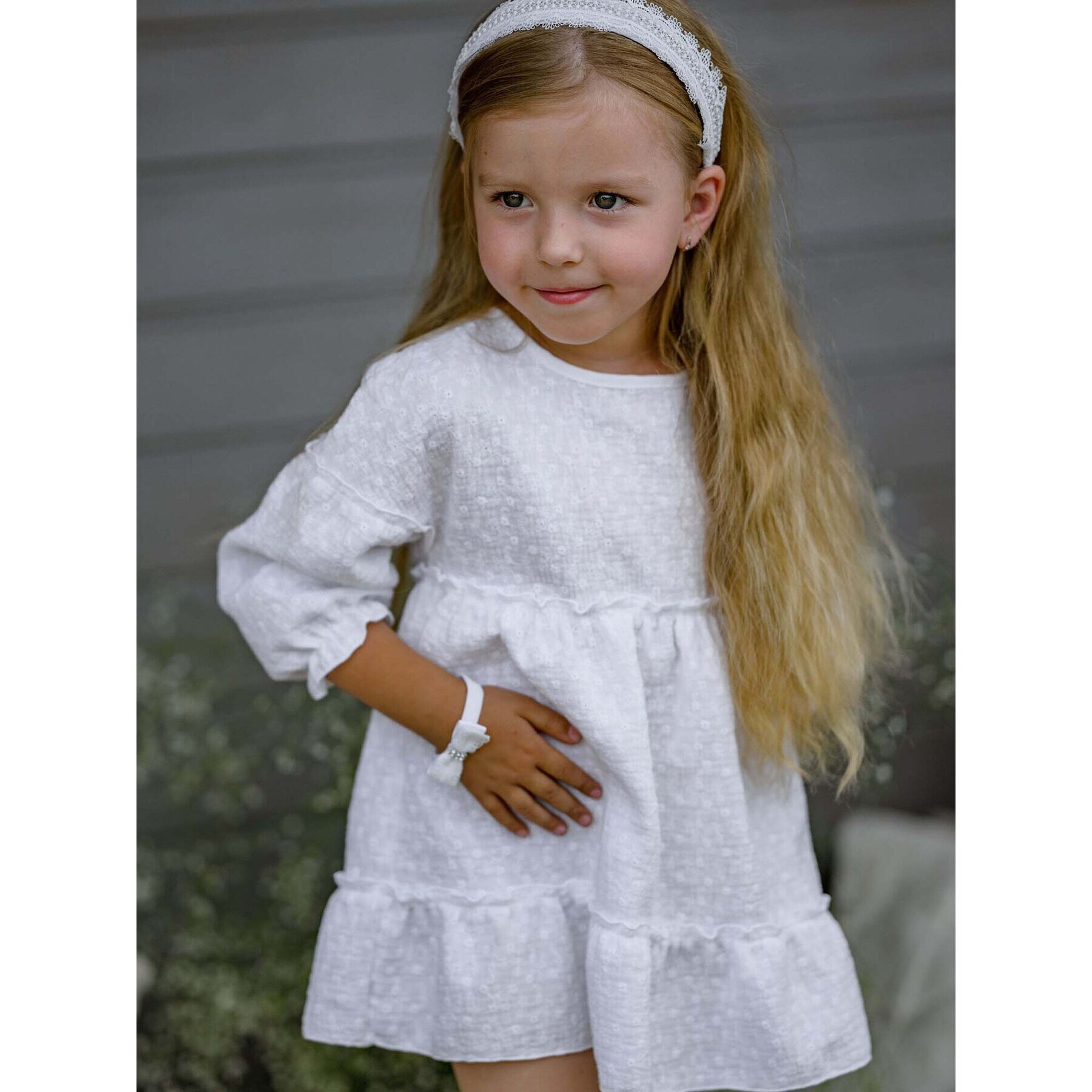 Jamiks Лятна рокля SCARLETT JLF037 Бял - Pepit.bg