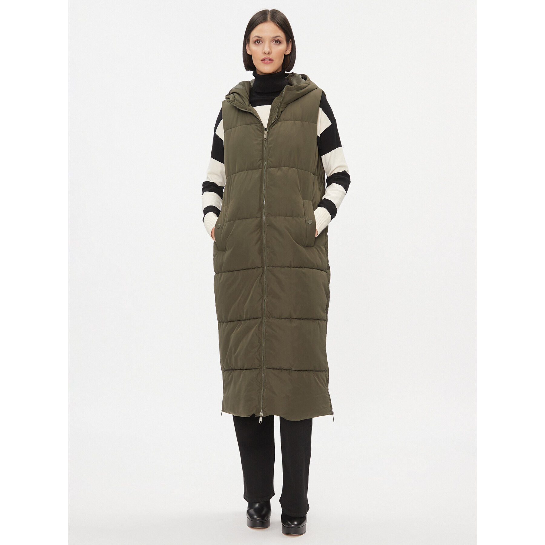 JDY Елек 15300253 Зелен Regular Fit - Pepit.bg