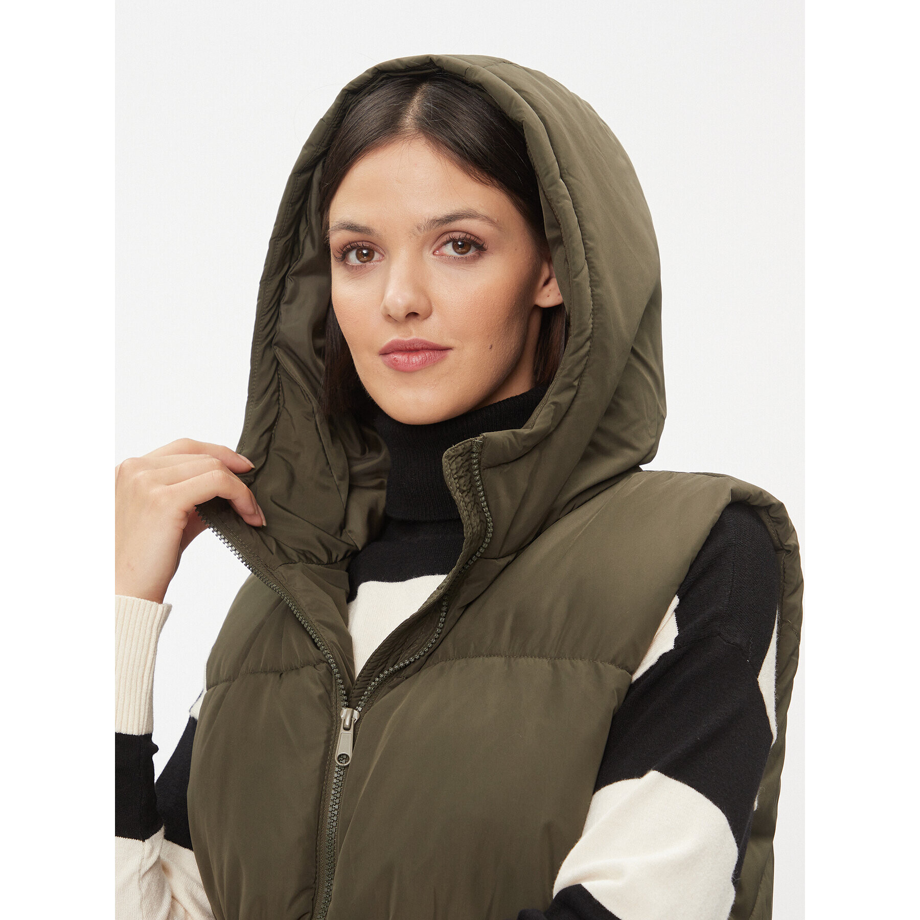 JDY Елек 15300253 Зелен Regular Fit - Pepit.bg