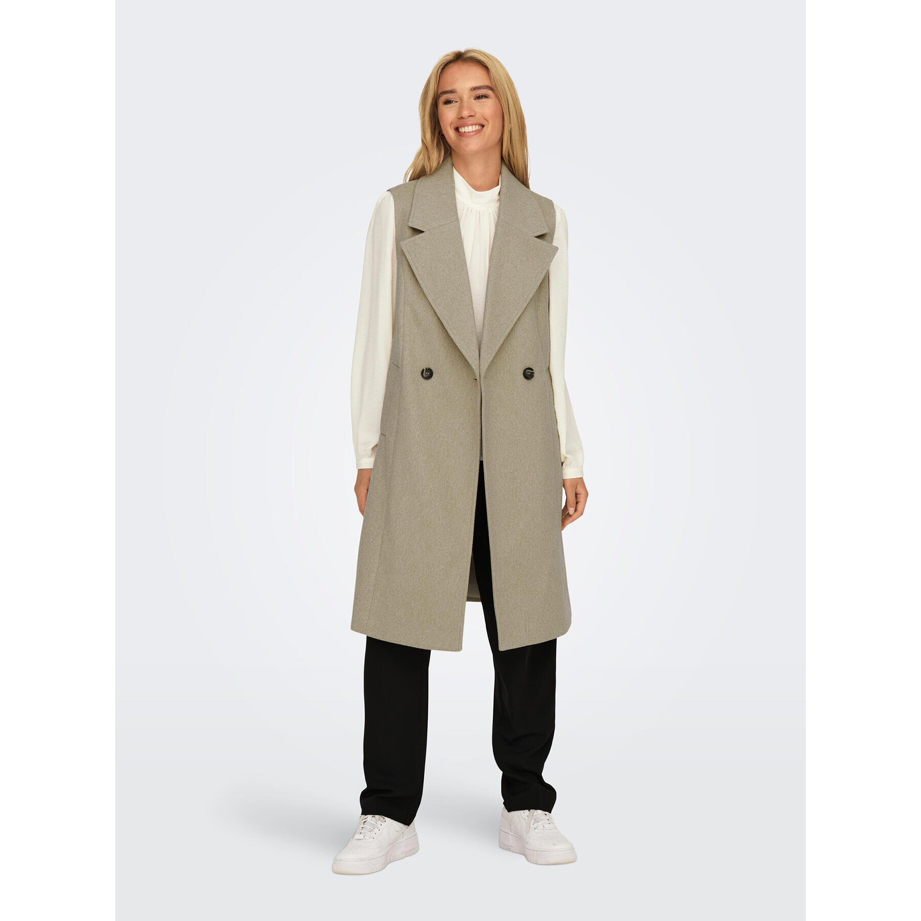 JDY Елек 15302108 Бежов Regular Fit - Pepit.bg
