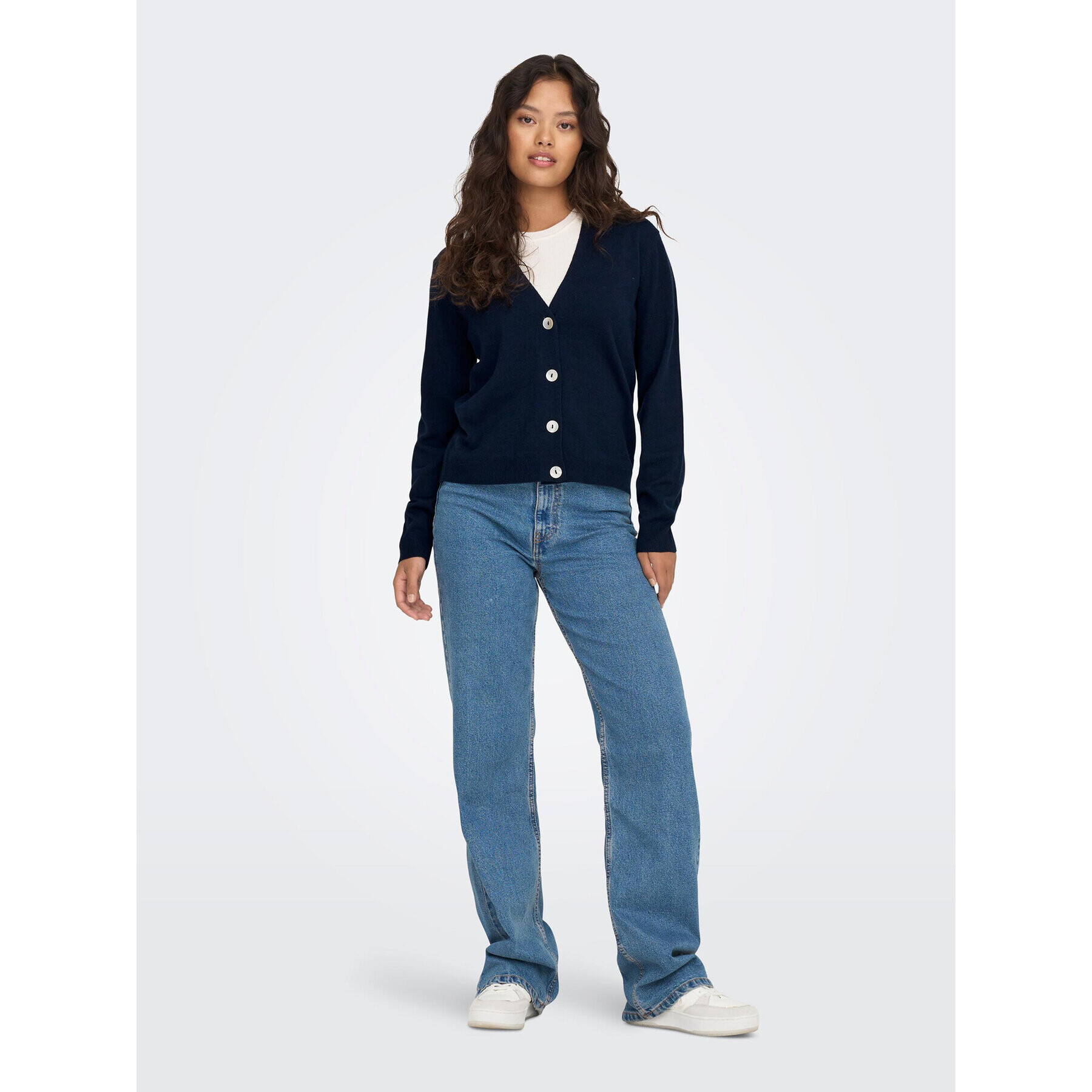JDY Кардиган 15289372 Тъмносин Regular Fit - Pepit.bg