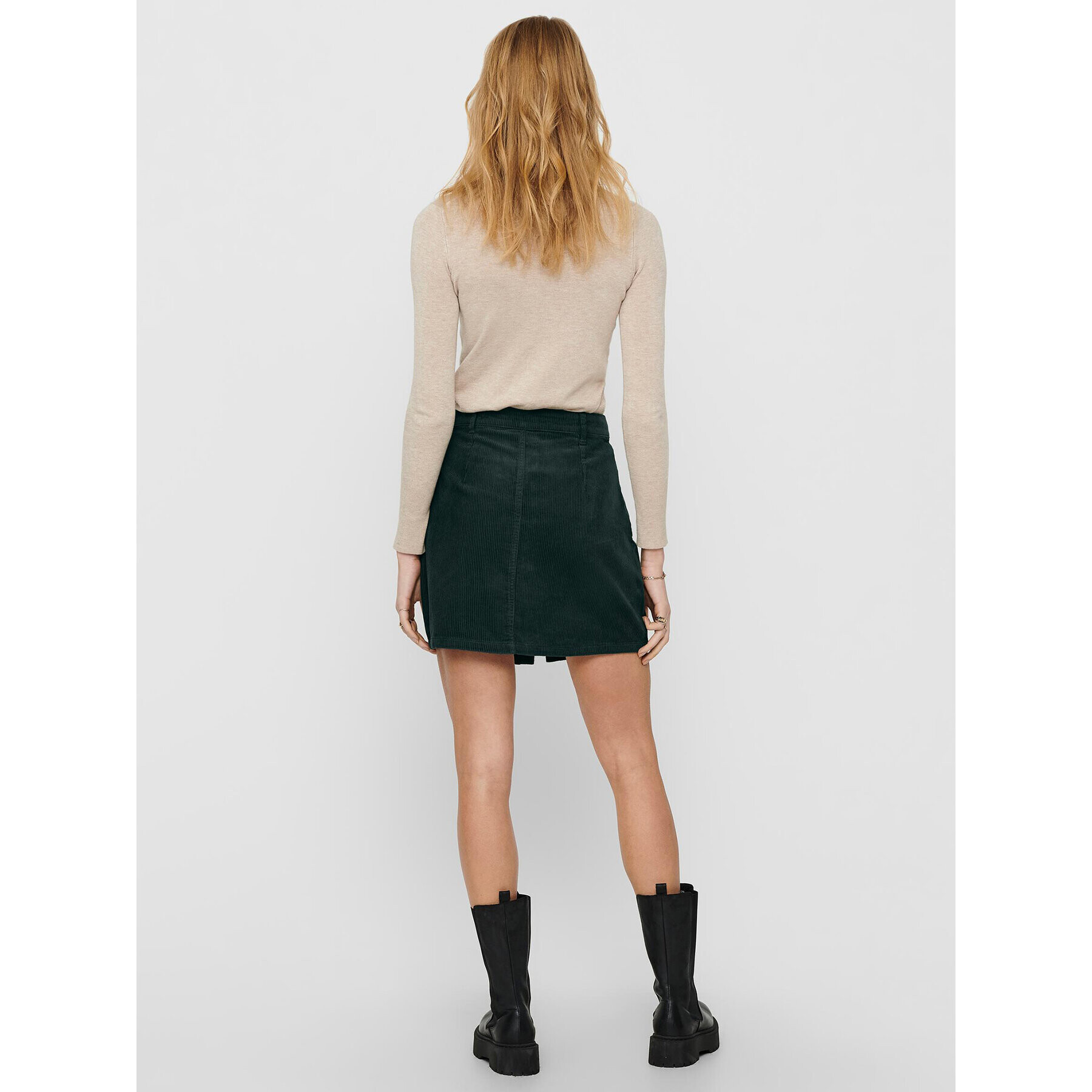 JDY Пола тип трапец 15220695 Зелен Regular Fit - Pepit.bg