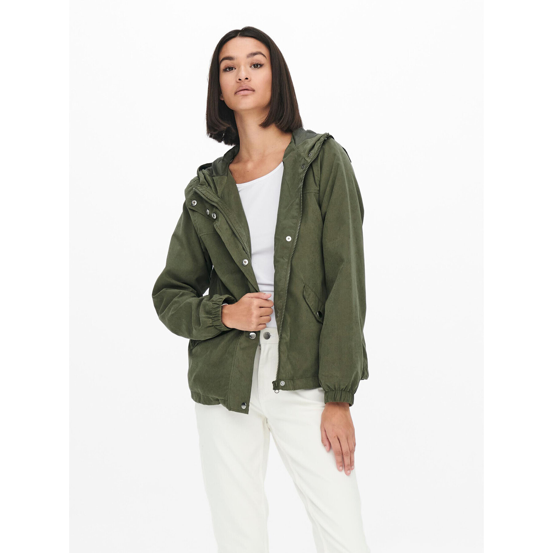 JDY Преходно яке 15231644 Зелен Regular Fit - Pepit.bg