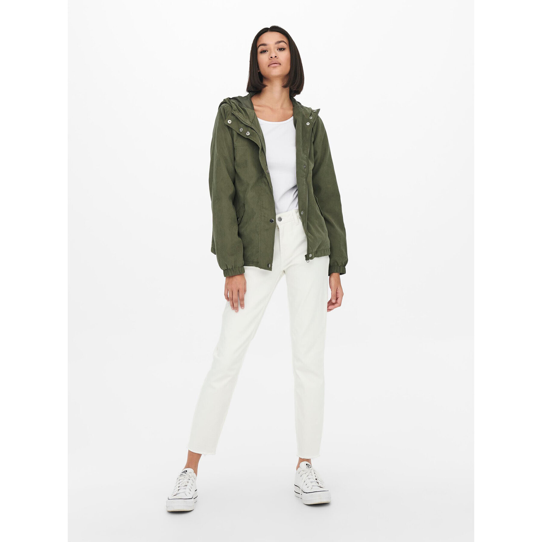JDY Преходно яке 15231644 Зелен Regular Fit - Pepit.bg