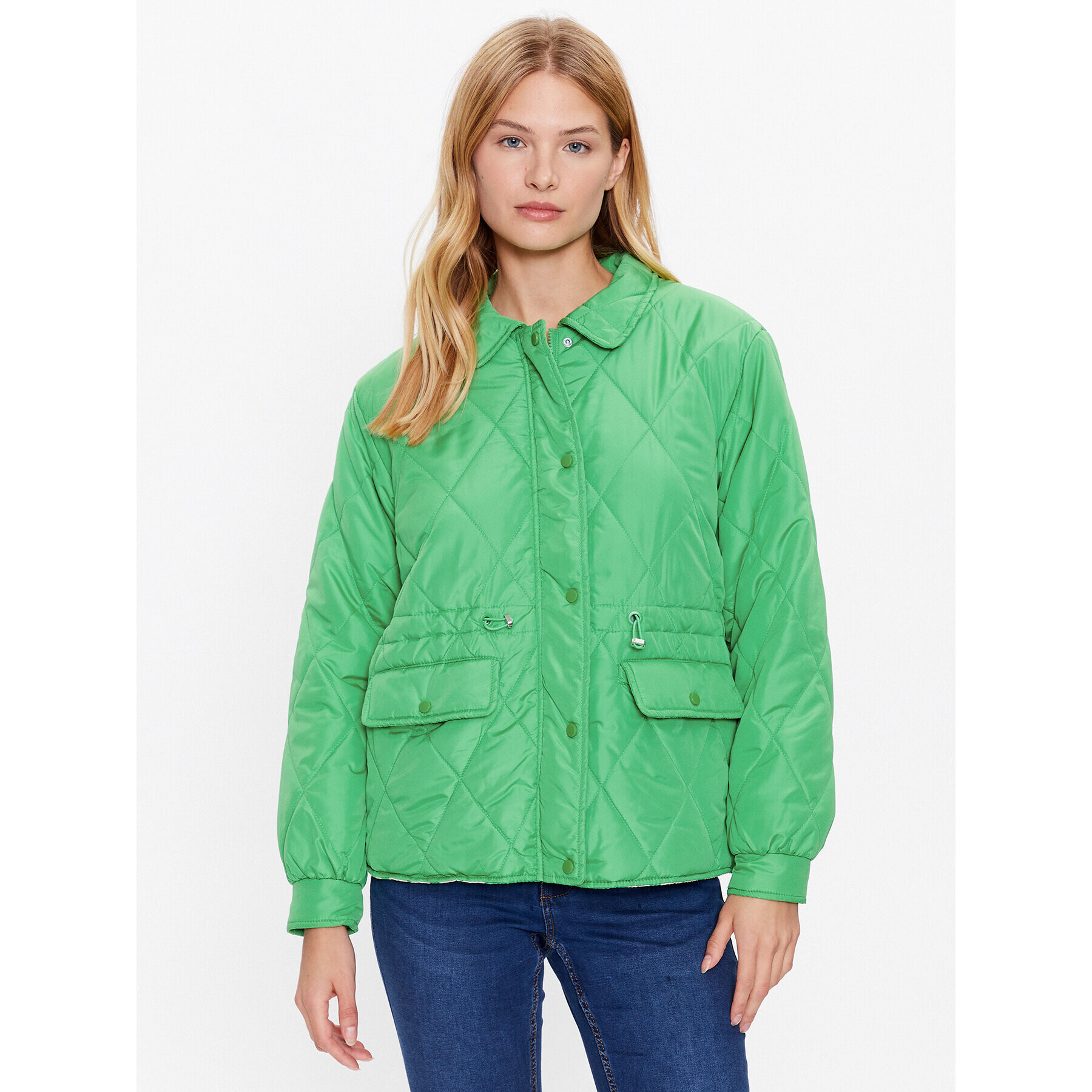 JDY Преходно яке 15281772 Зелен Regular Fit - Pepit.bg