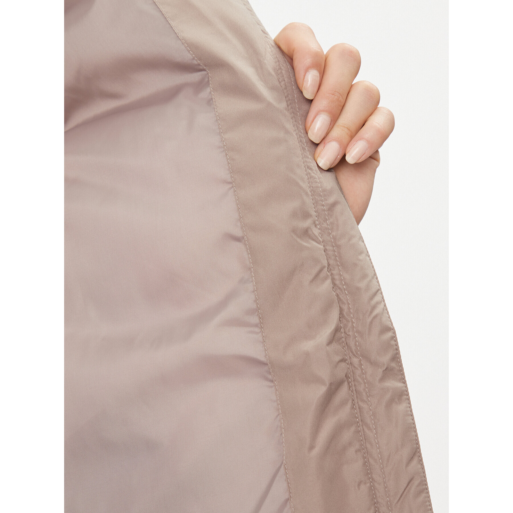JDY Пухено яке 15300564 Кафяв Regular Fit - Pepit.bg