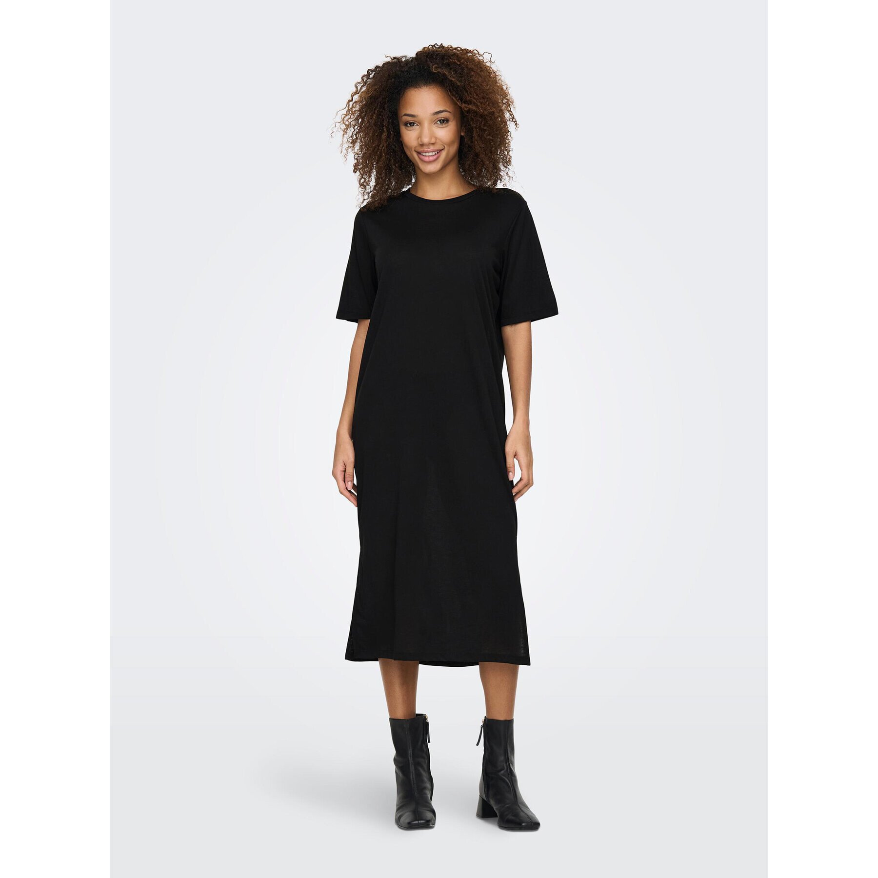 JDY Рокля 15282037 Черен Loose Fit - Pepit.bg