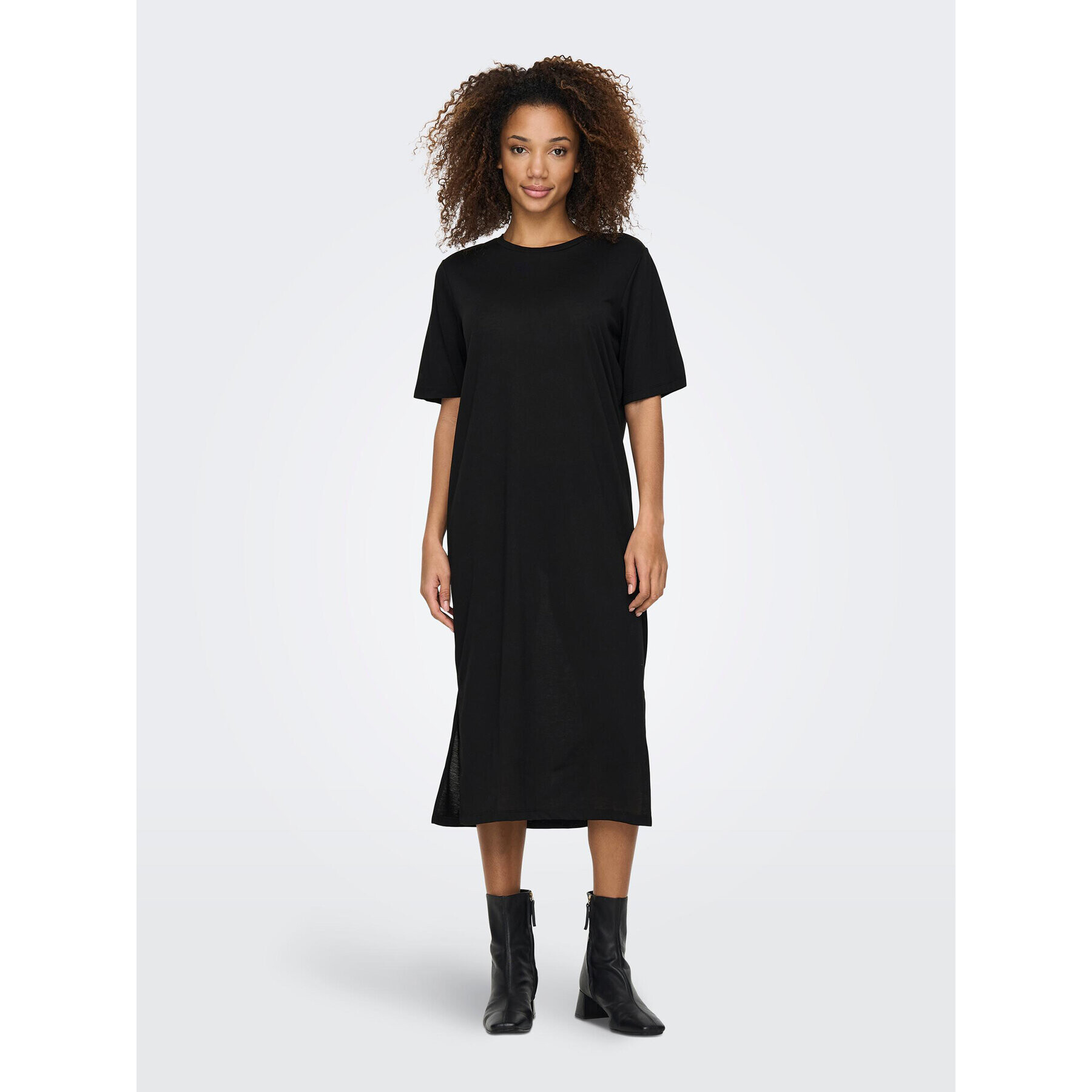 JDY Рокля 15282037 Черен Loose Fit - Pepit.bg