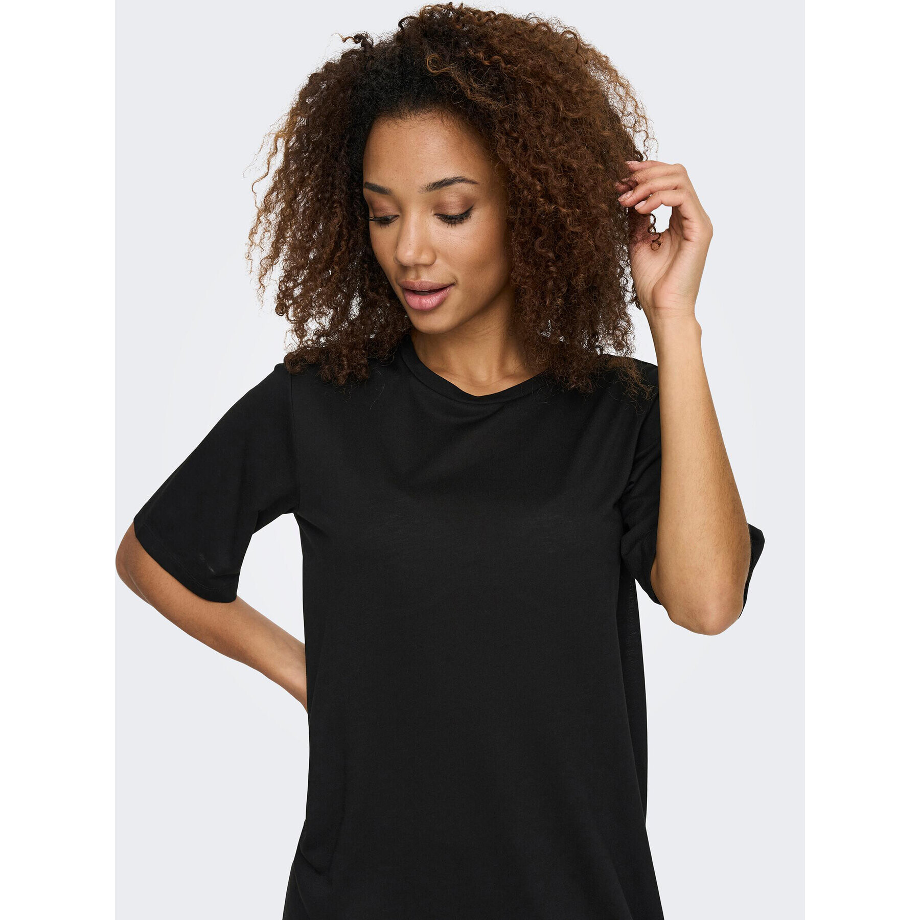 JDY Рокля 15282037 Черен Loose Fit - Pepit.bg