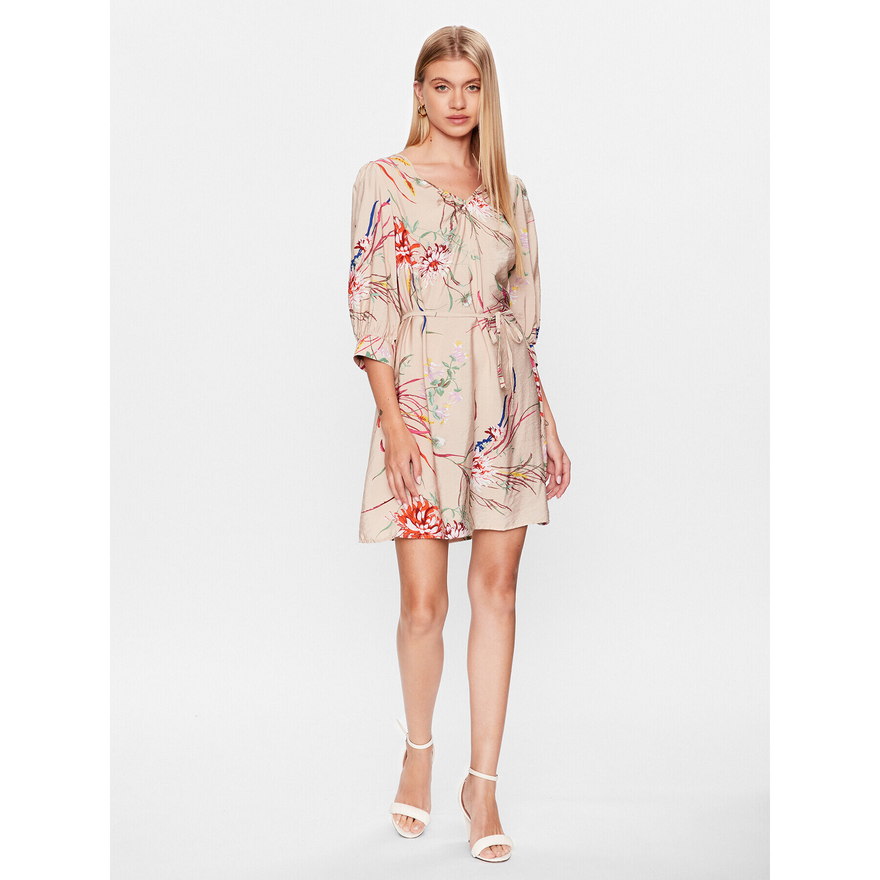 JDY Рокля 15284689 Сив Regular Fit - Pepit.bg