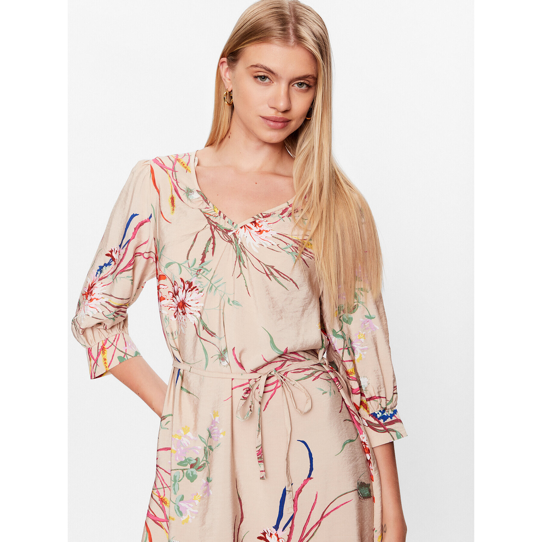 JDY Рокля 15284689 Сив Regular Fit - Pepit.bg