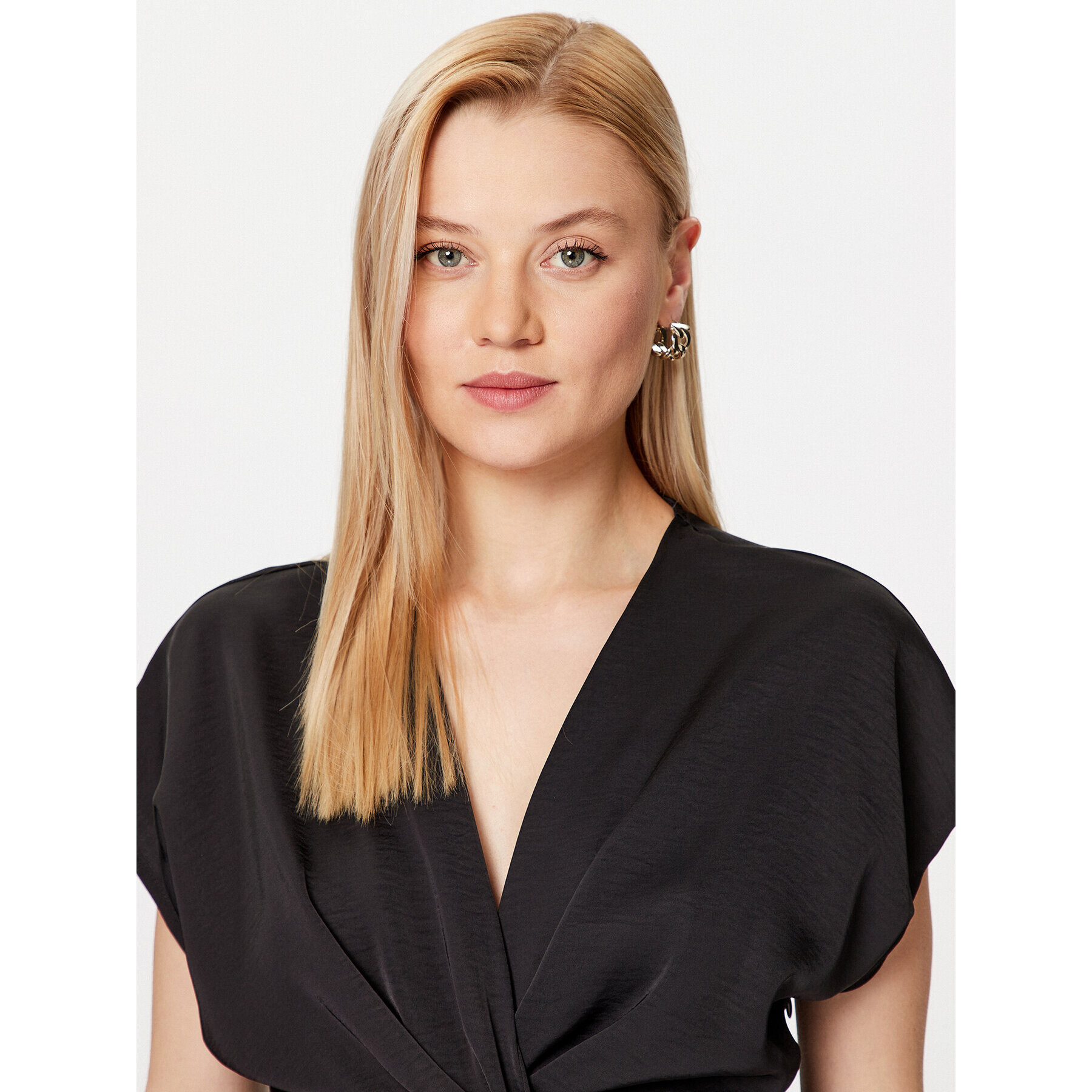 JDY Рокля 15287959 Черен Loose Fit - Pepit.bg