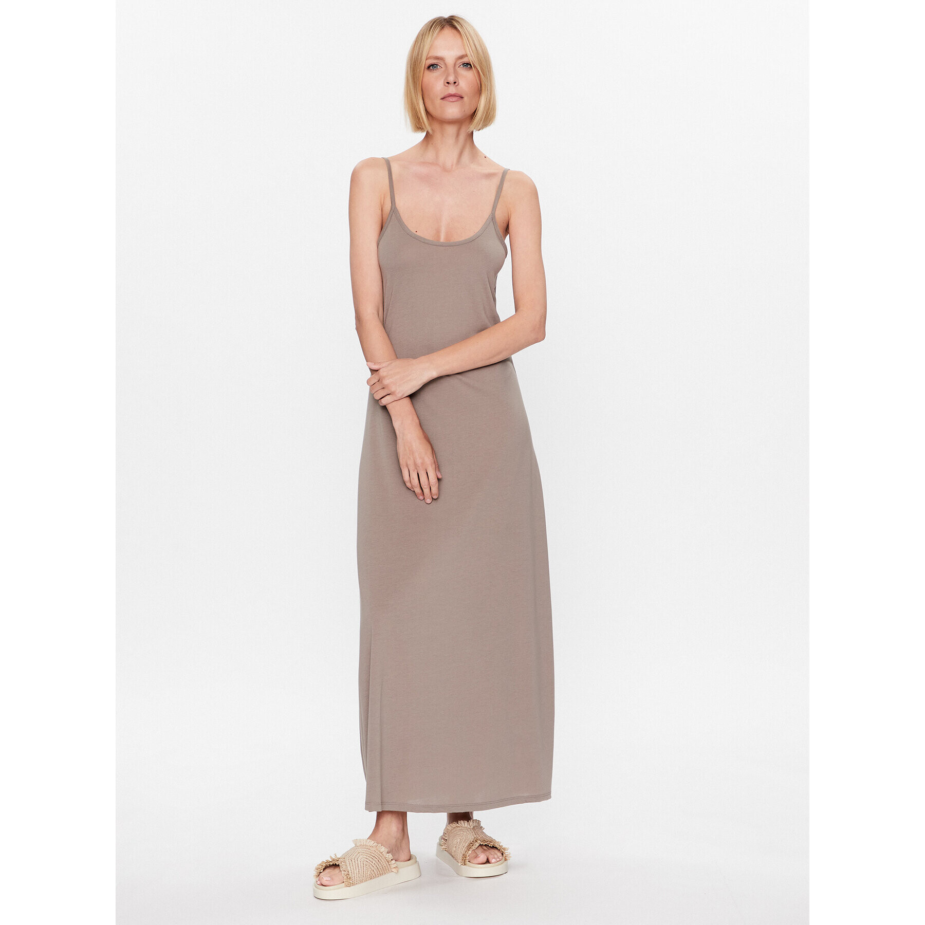 JDY Рокля 15296616 Кафяв Loose Fit - Pepit.bg