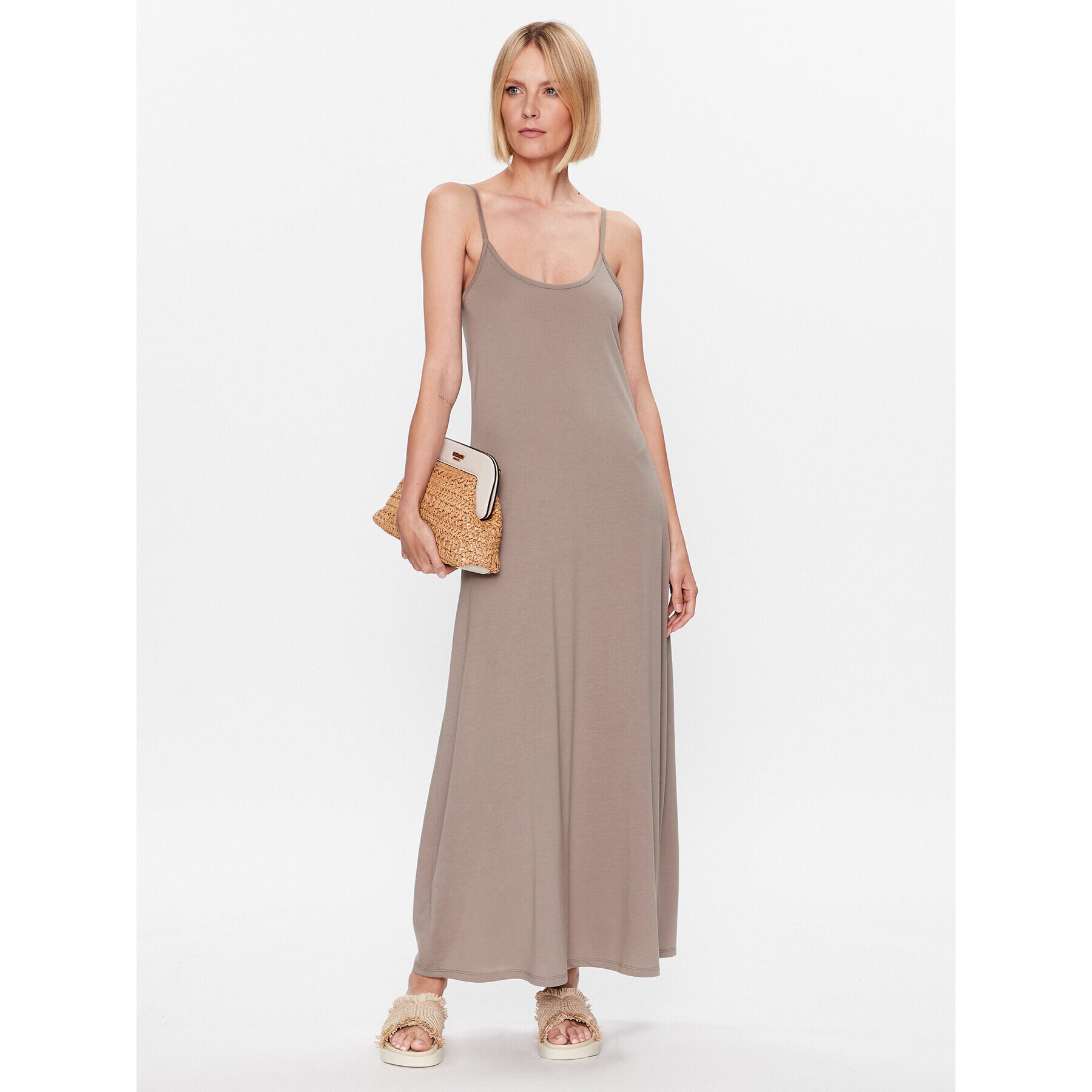 JDY Рокля 15296616 Кафяв Loose Fit - Pepit.bg