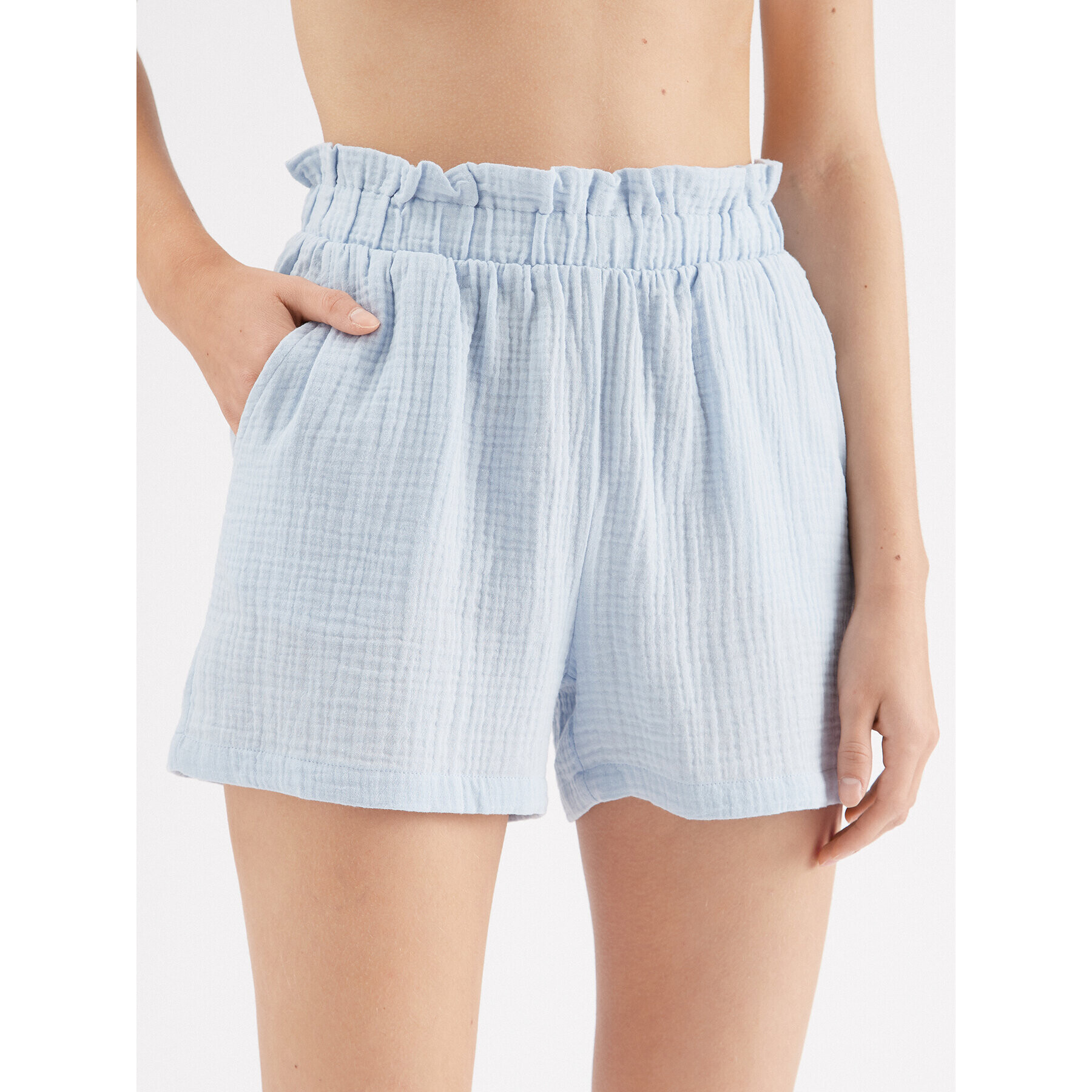 JDY Шорти от плат 15259755 Син Regular Fit - Pepit.bg