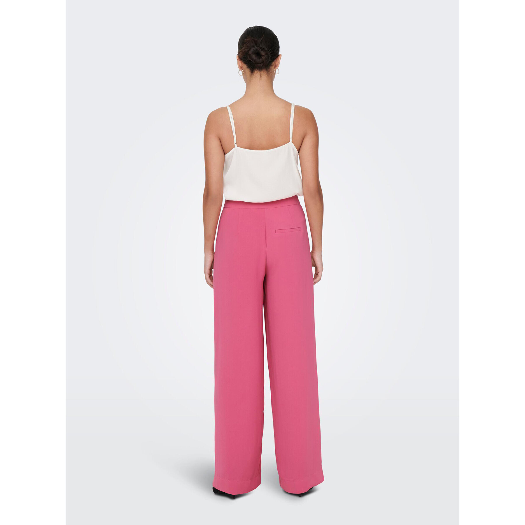 JDY Текстилни панталони Vincent 15279301 Розов Regular Fit - Pepit.bg
