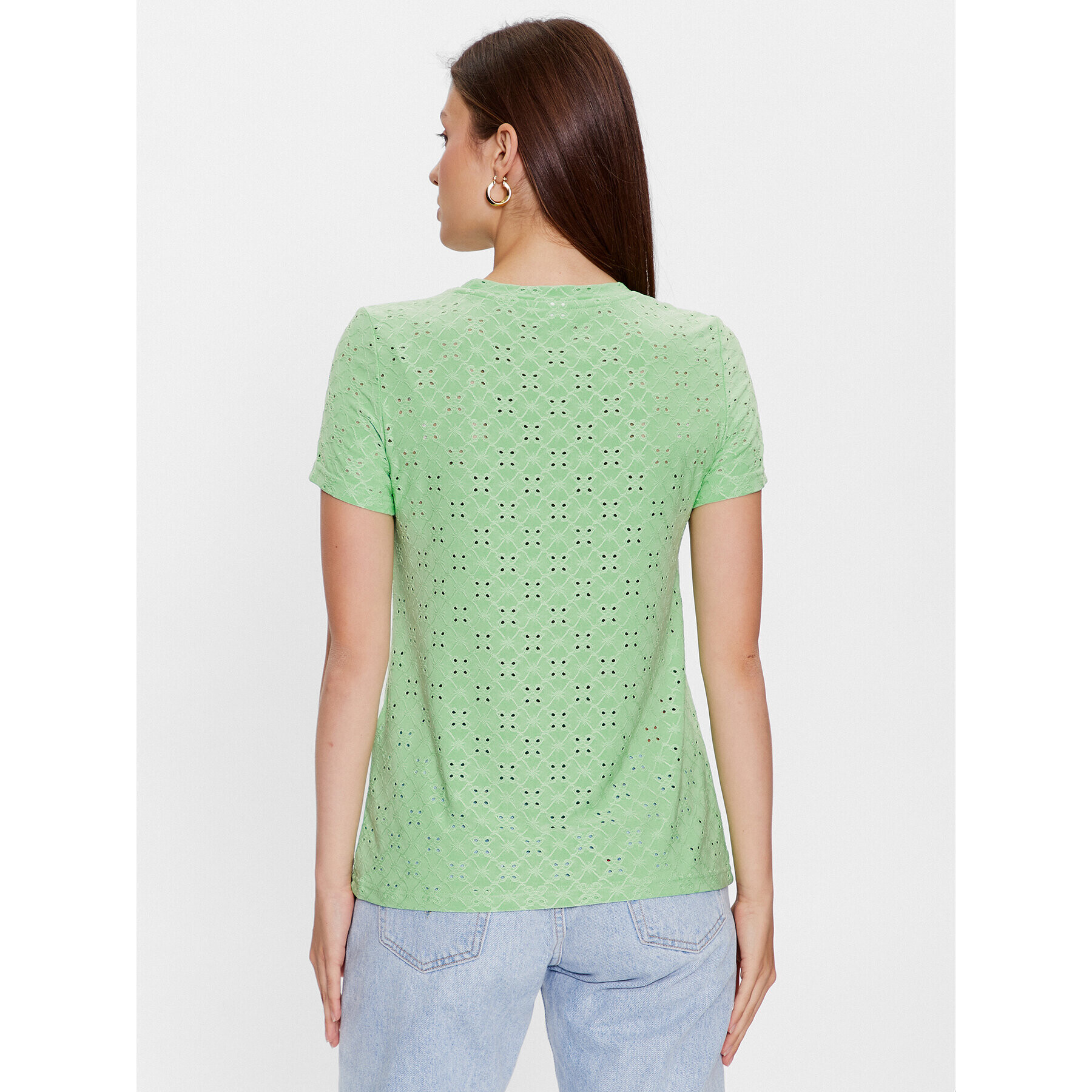 JDY Тишърт 15158450 Зелен Regular Fit - Pepit.bg