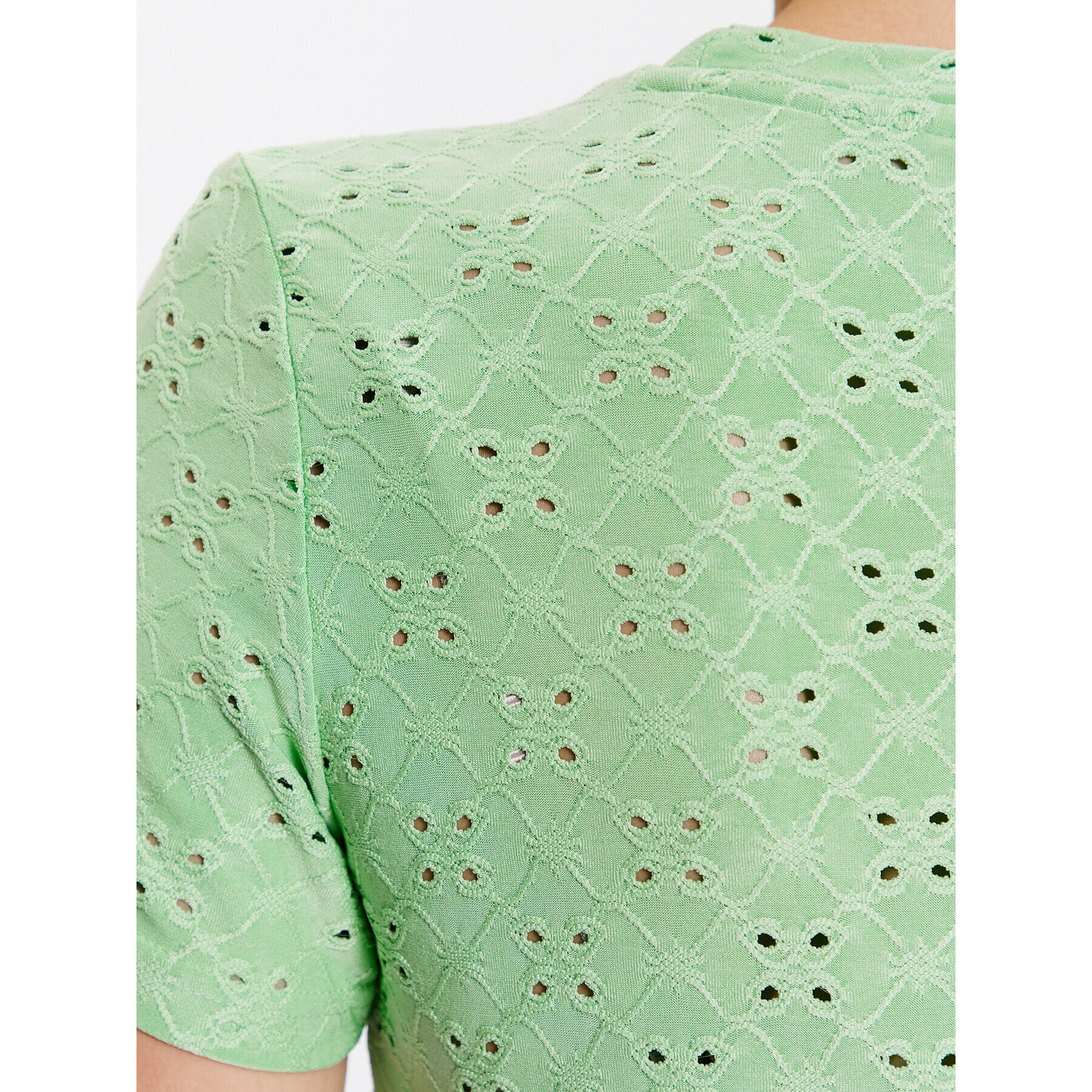 JDY Тишърт 15158450 Зелен Regular Fit - Pepit.bg