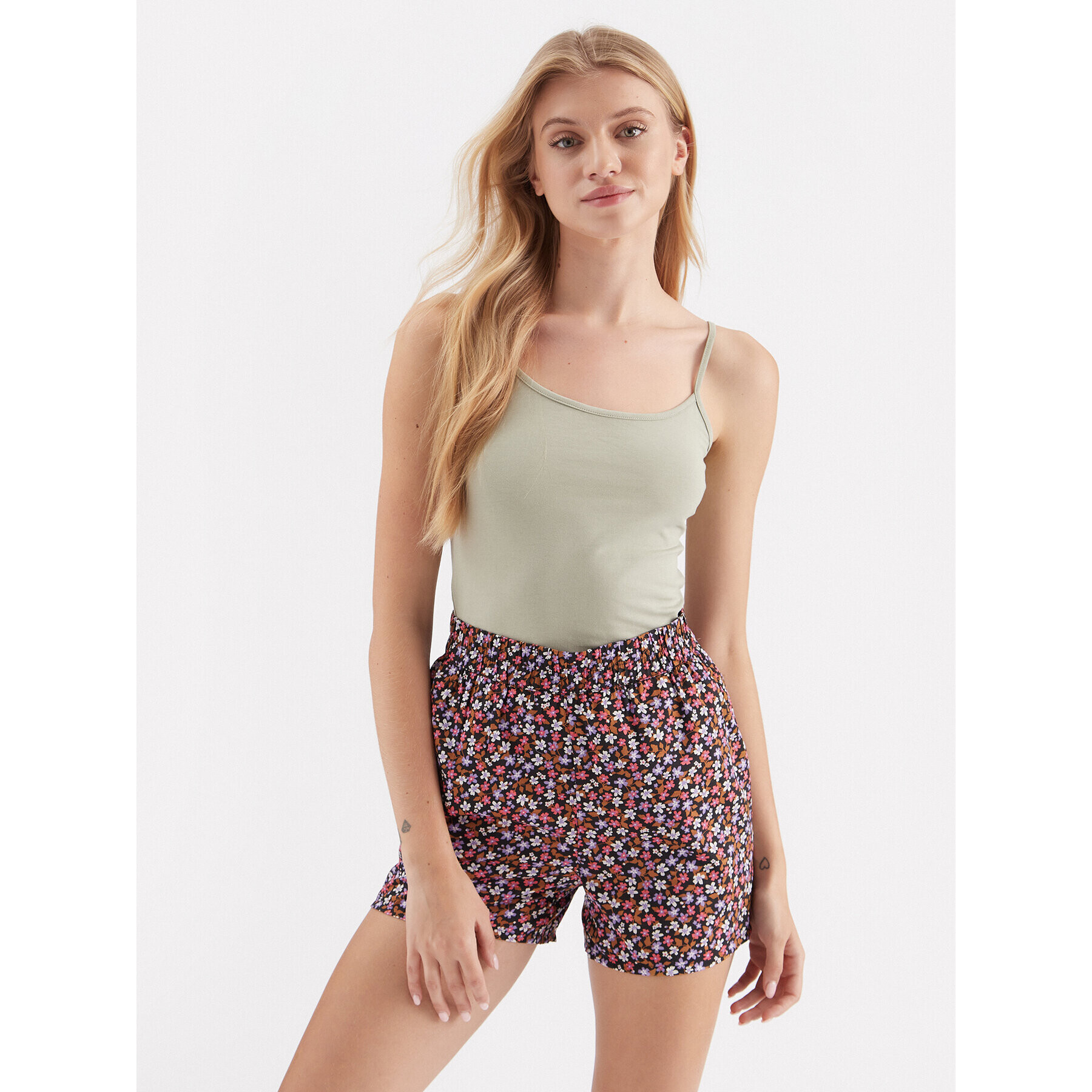 JDY топ 15148401 Зелен Regular Fit - Pepit.bg