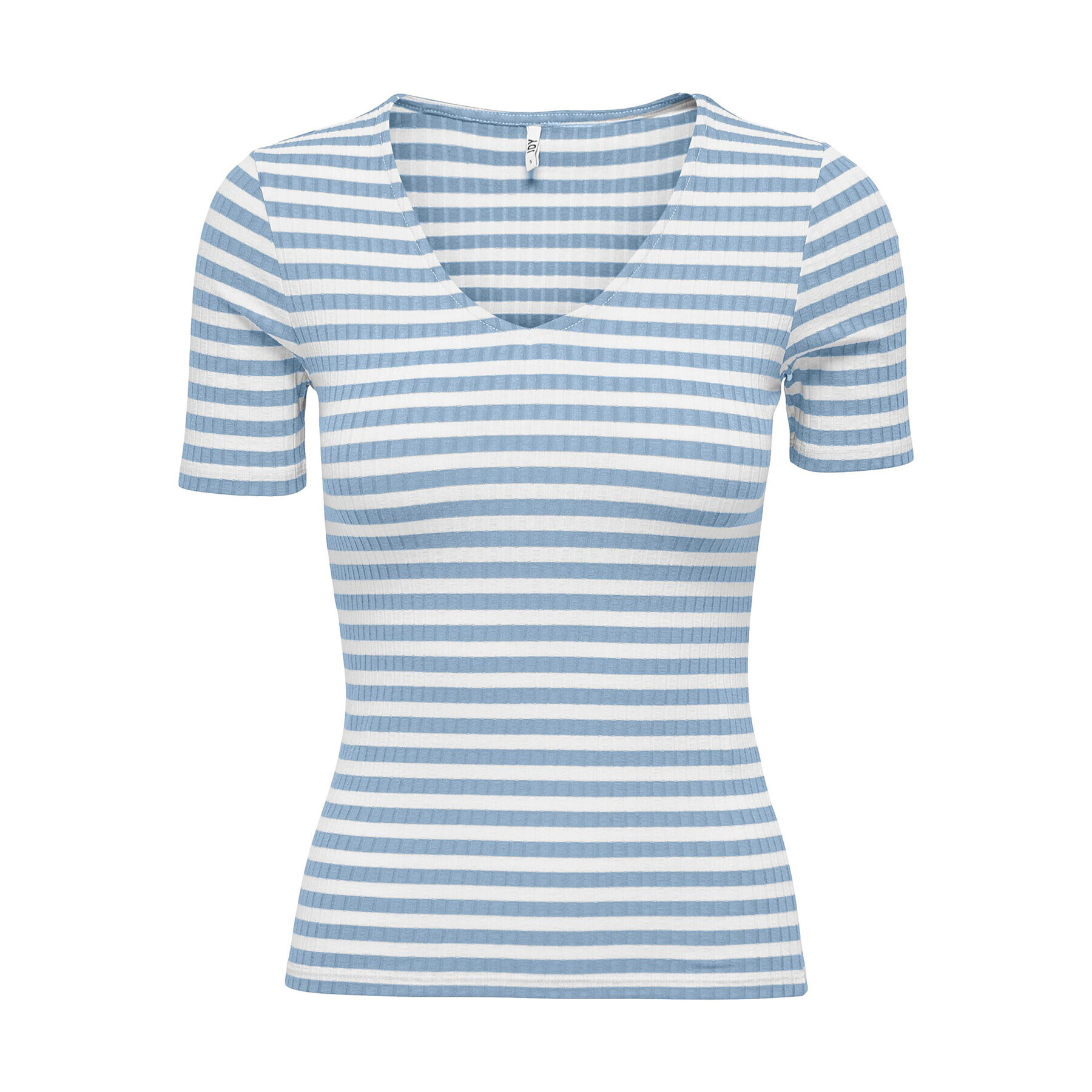 JDY Тишърт 15253481 Син Stretch Fit - Pepit.bg