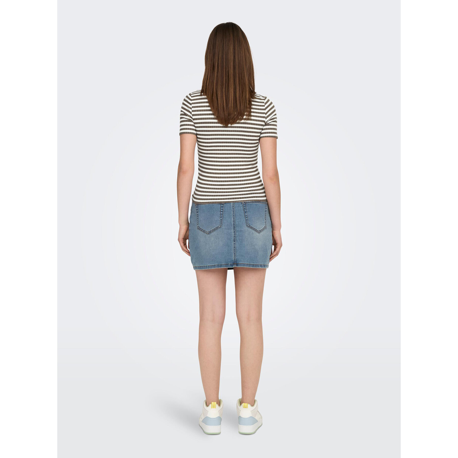 JDY Тишърт 15253481 Черен Stretch Fit - Pepit.bg