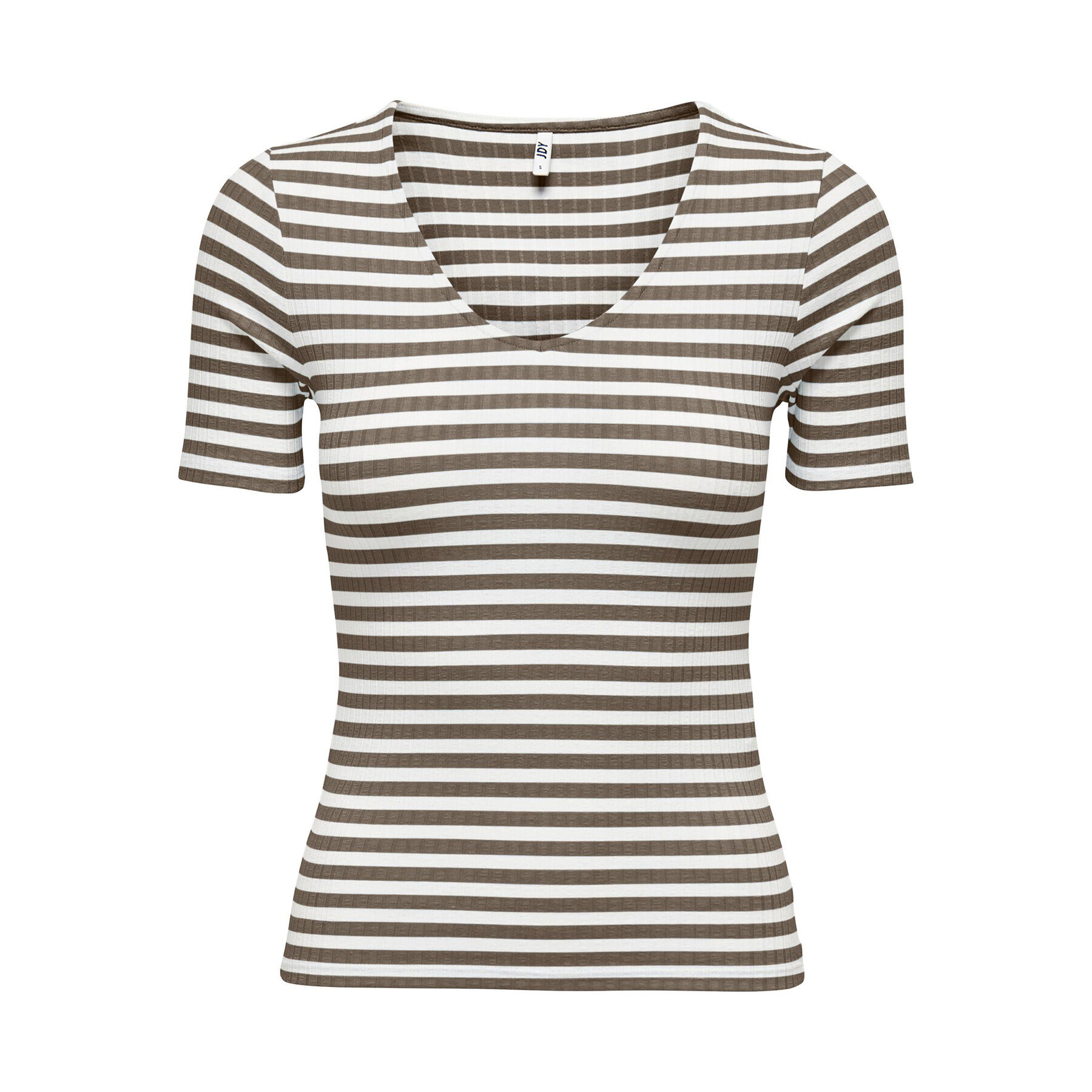 JDY Тишърт 15253481 Черен Stretch Fit - Pepit.bg