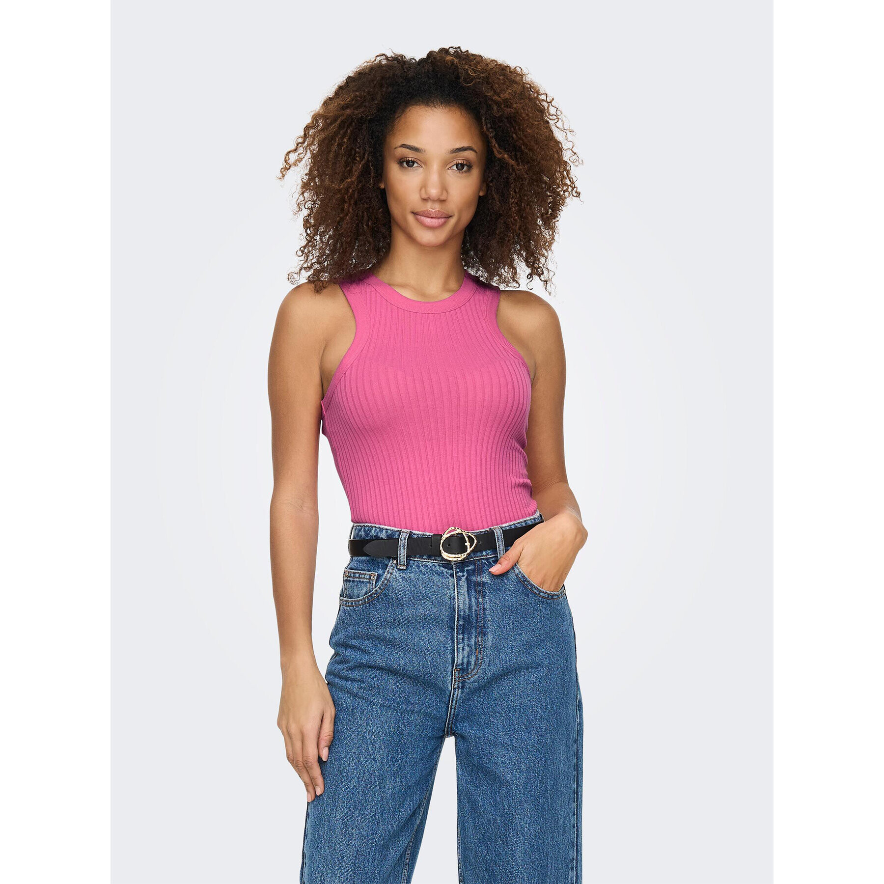 JDY топ 15291932 Розов Slim Fit - Pepit.bg