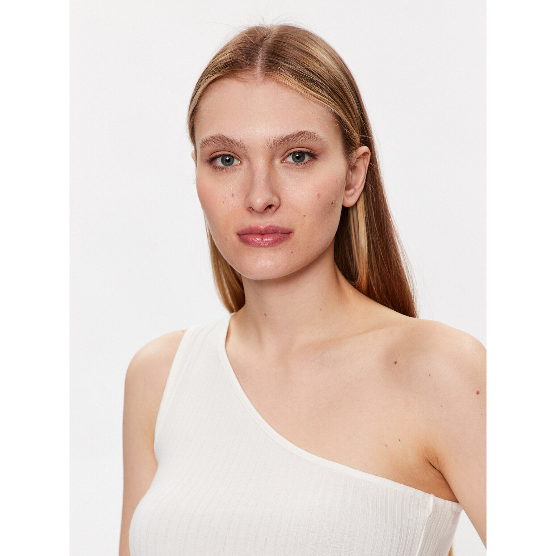 JDY топ 15295782 Бял Slim Fit - Pepit.bg