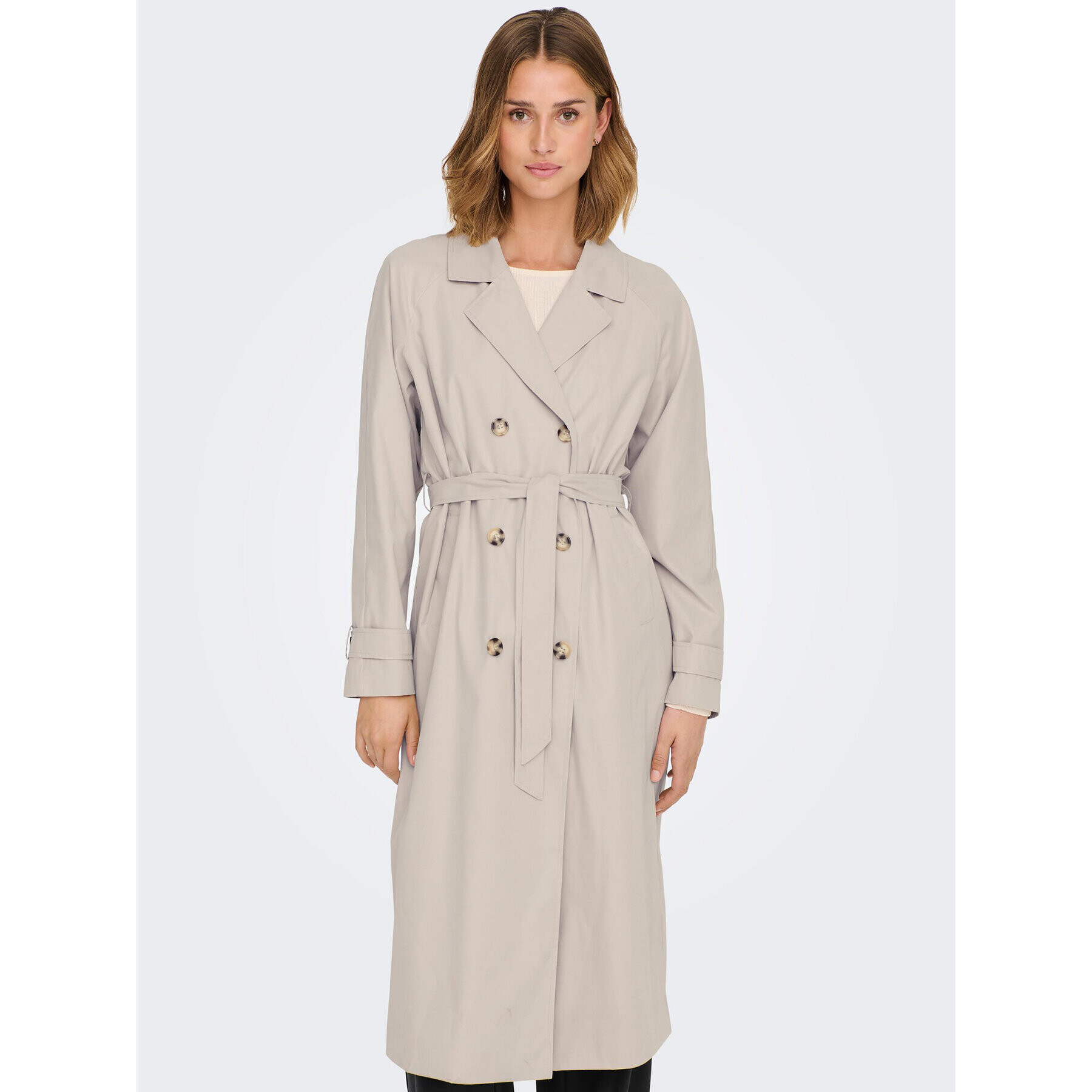 JDY Тренч Panther 15281785 Сив Regular Fit - Pepit.bg