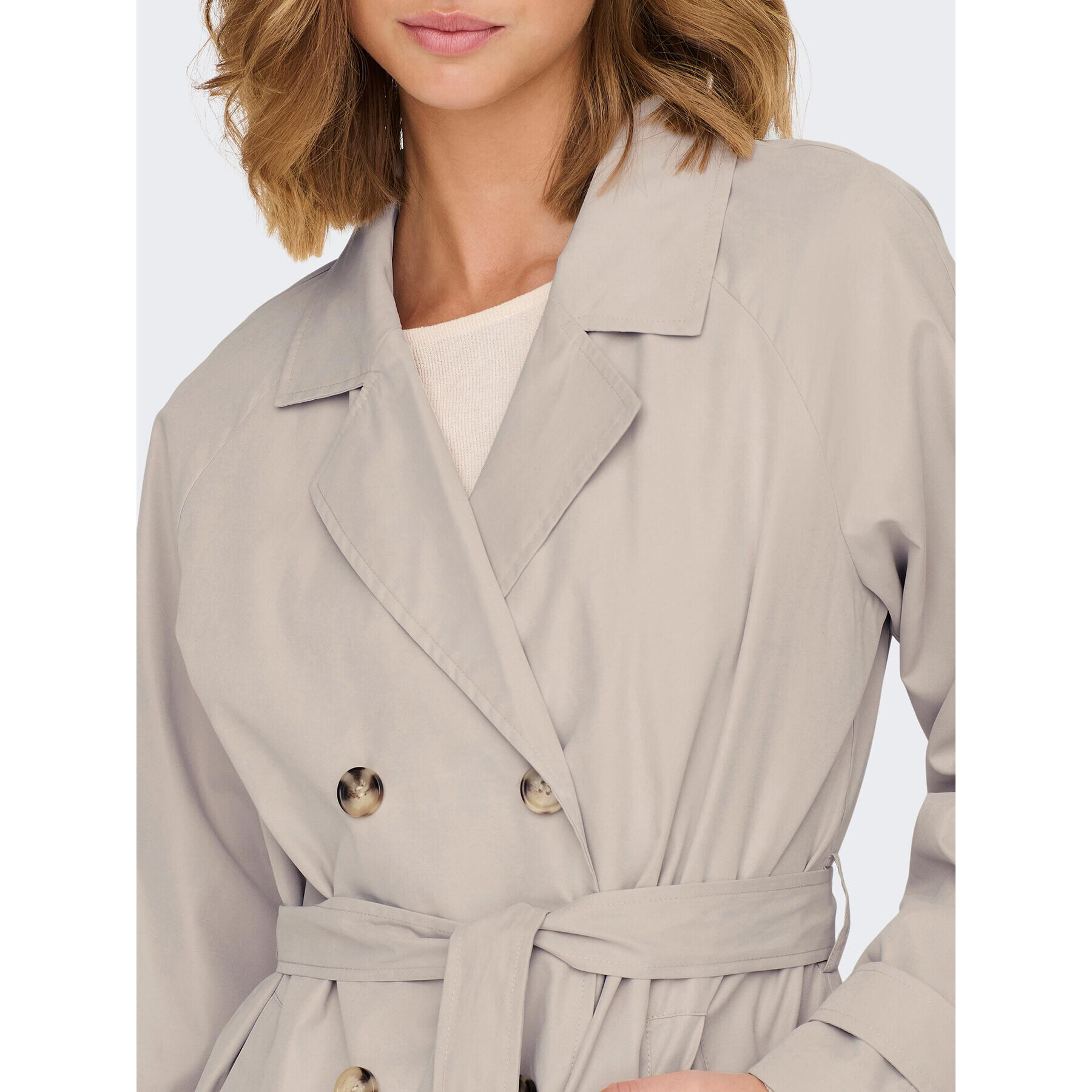 JDY Тренч Panther 15281785 Сив Regular Fit - Pepit.bg
