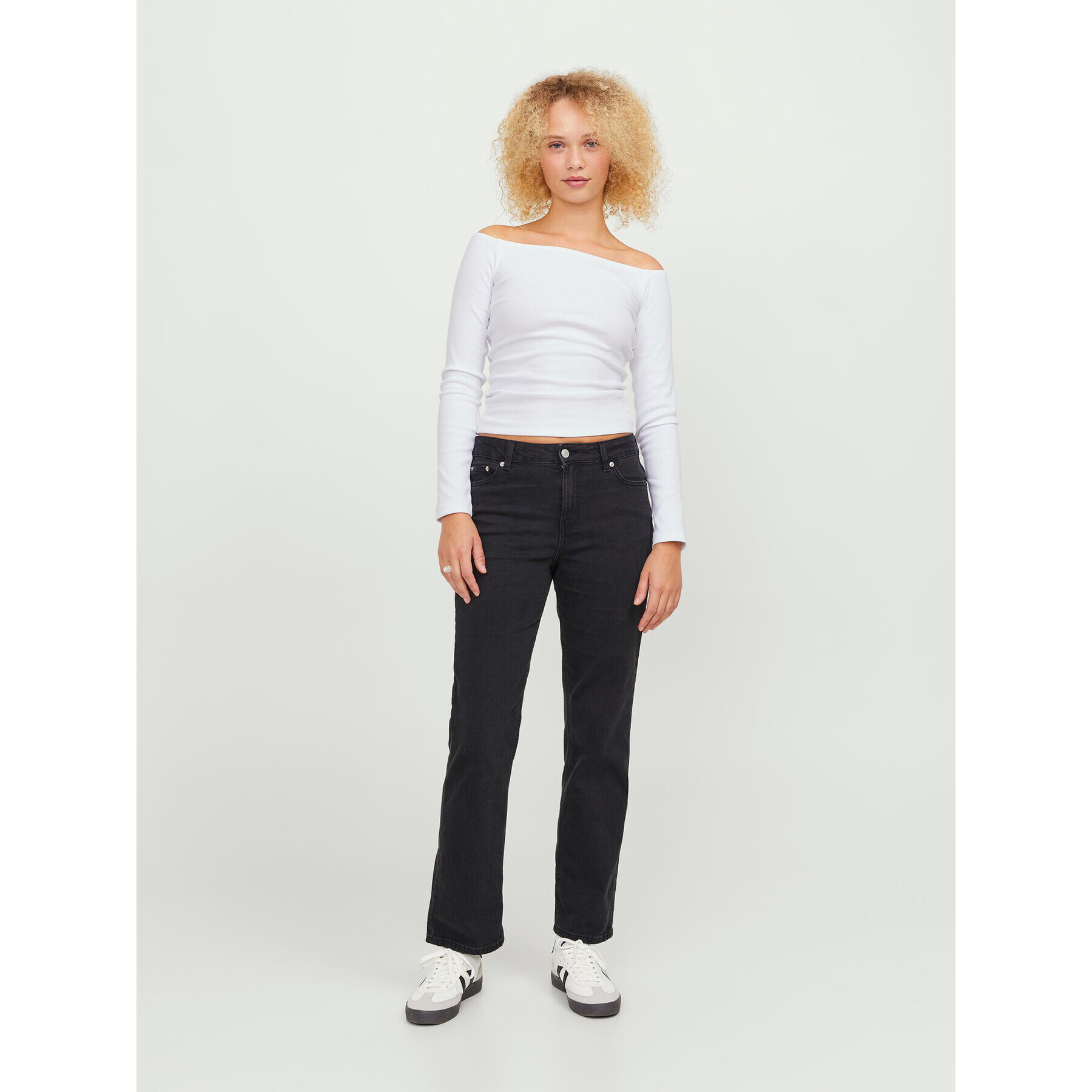 JJXX Блуза Feo 12234919 Бял Stretch Fit - Pepit.bg