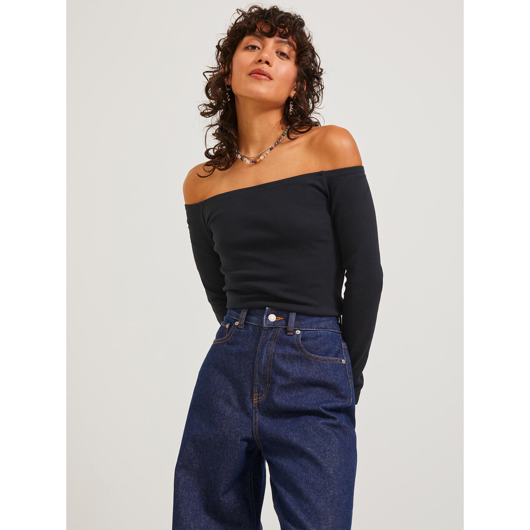 JJXX Блуза Feo 12234919 Черен Stretch Fit - Pepit.bg