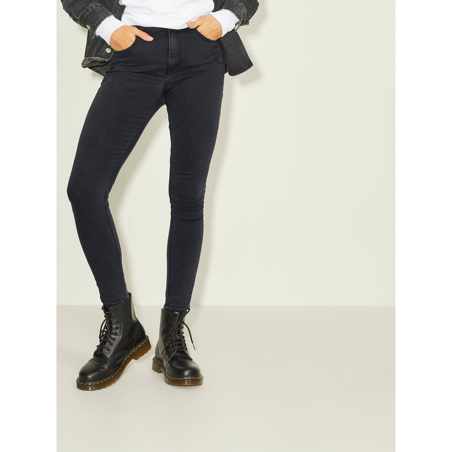 JJXX Дънки Vienna 12203796 Черен Skinny Fit - Pepit.bg