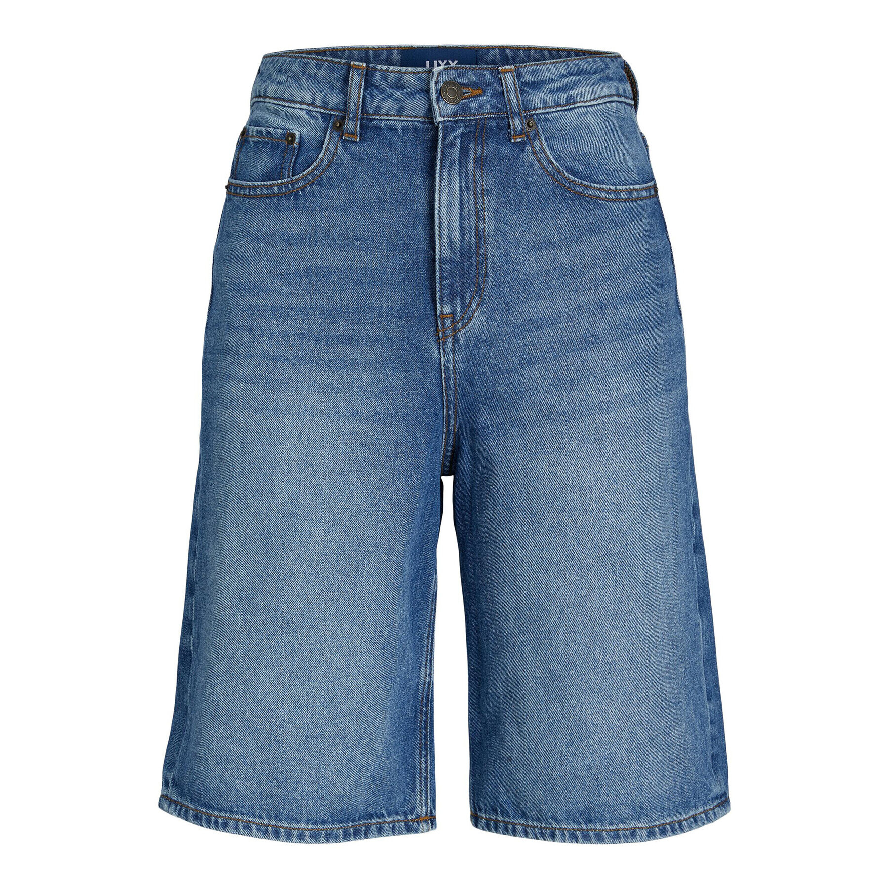 JJXX Дънкови шорти 12224791 Син Straight Fit - Pepit.bg