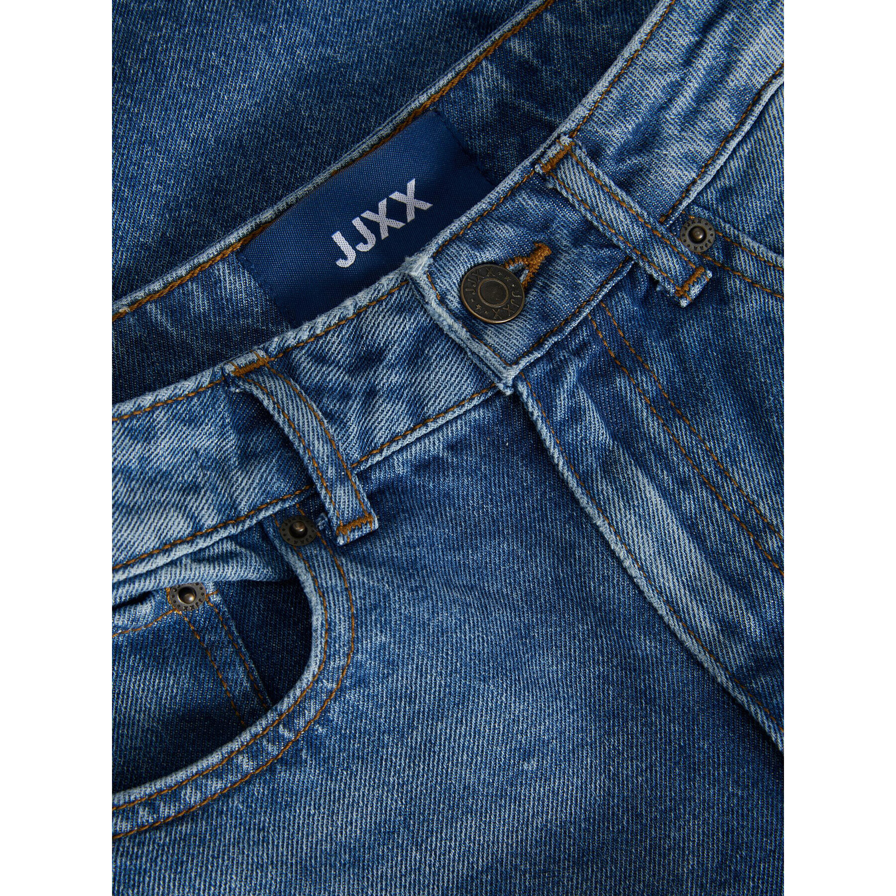 JJXX Дънкови шорти 12224791 Син Straight Fit - Pepit.bg